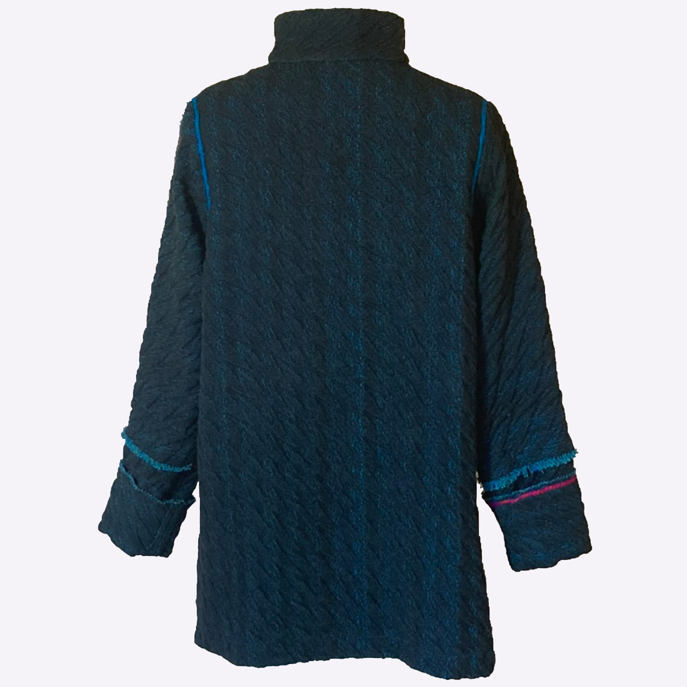 Joyce Wilkerson Prima Jacket, Textured Indigo, S
