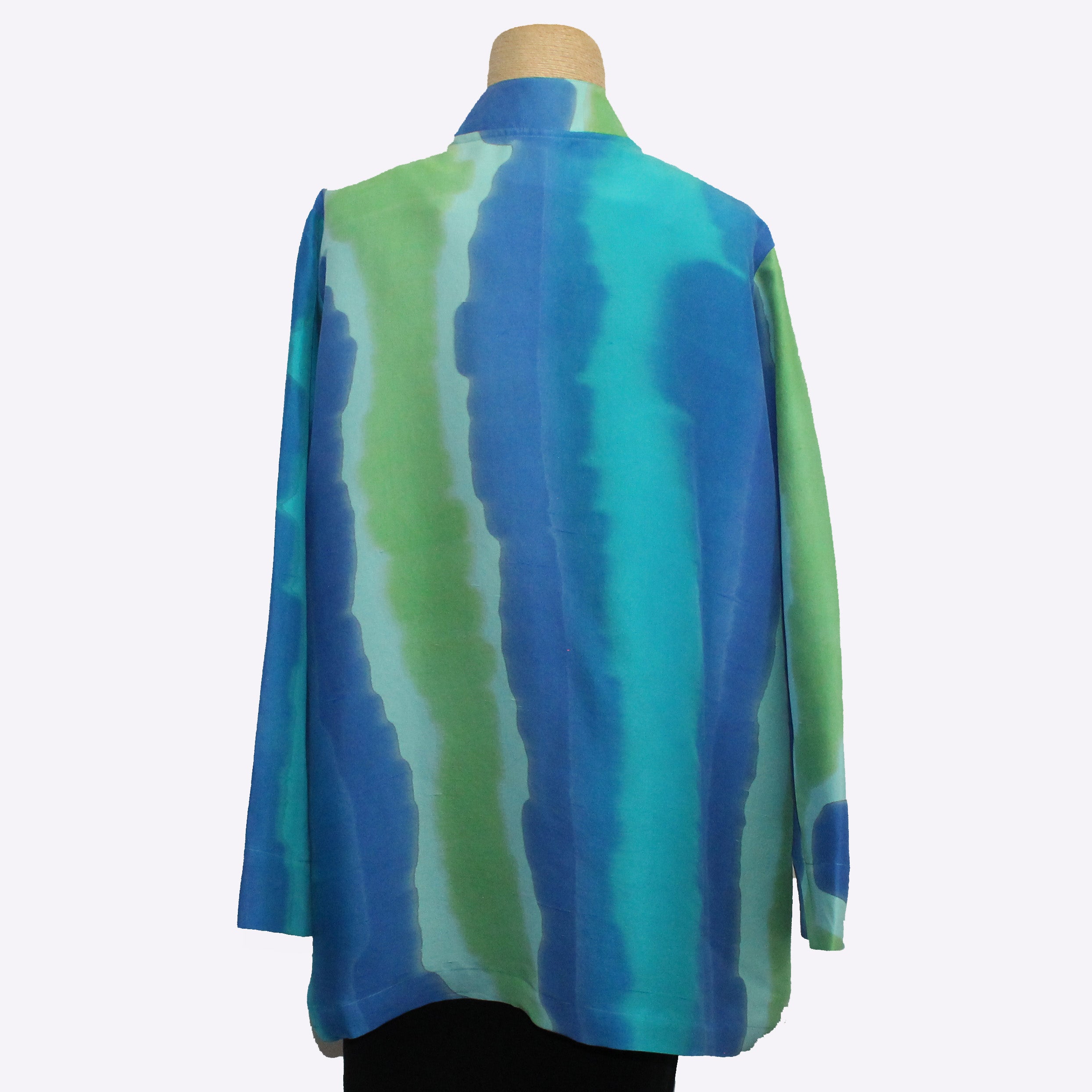 Kay Chapman Shirt, Santa Fe, Islands, Turquoise/Lime/Blue