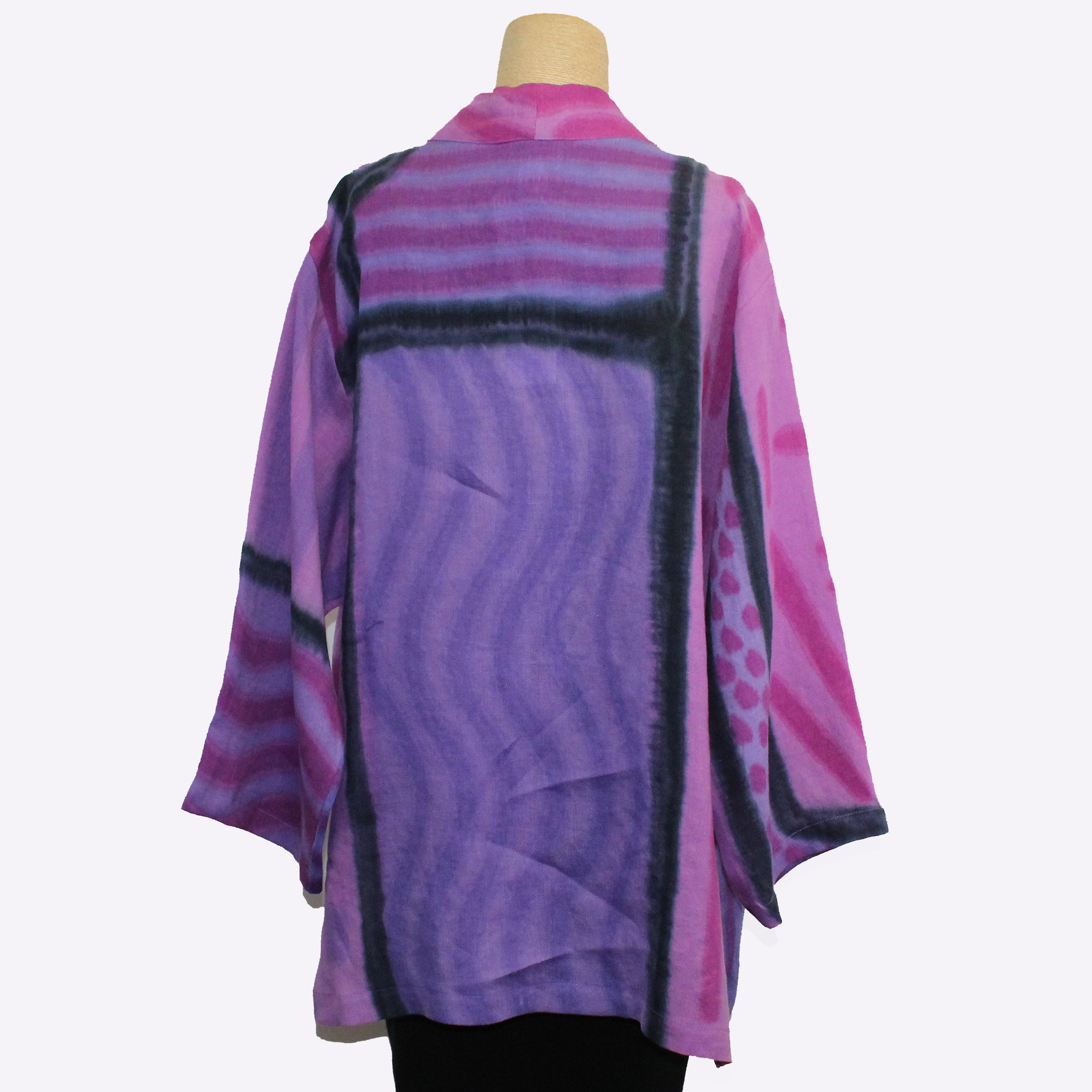 Kay Chapman Kimono, Patchwork, Lavender/Pink, S