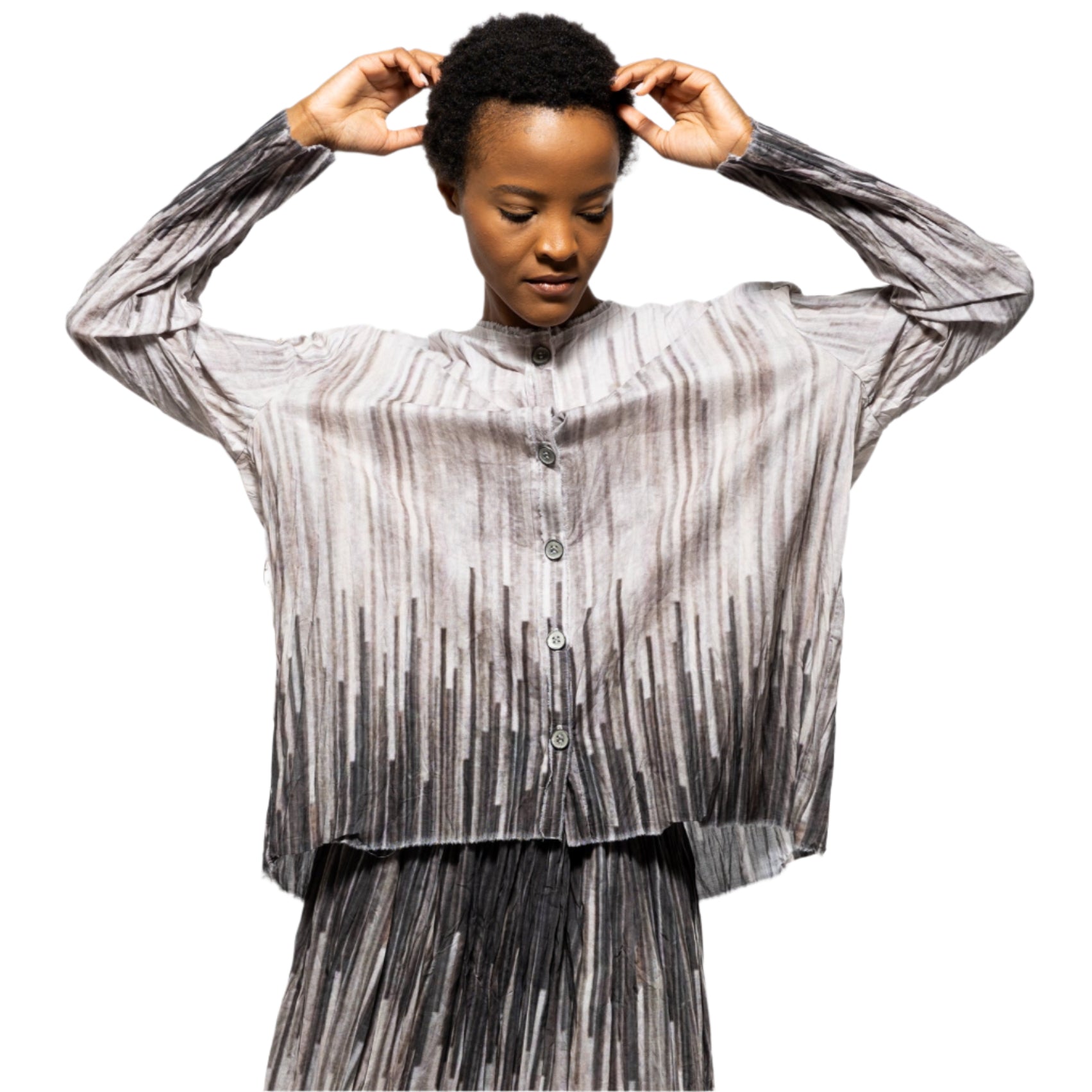 Loyko Shirt, Shadows, Charcoal/Grey/Soft White S/M & L