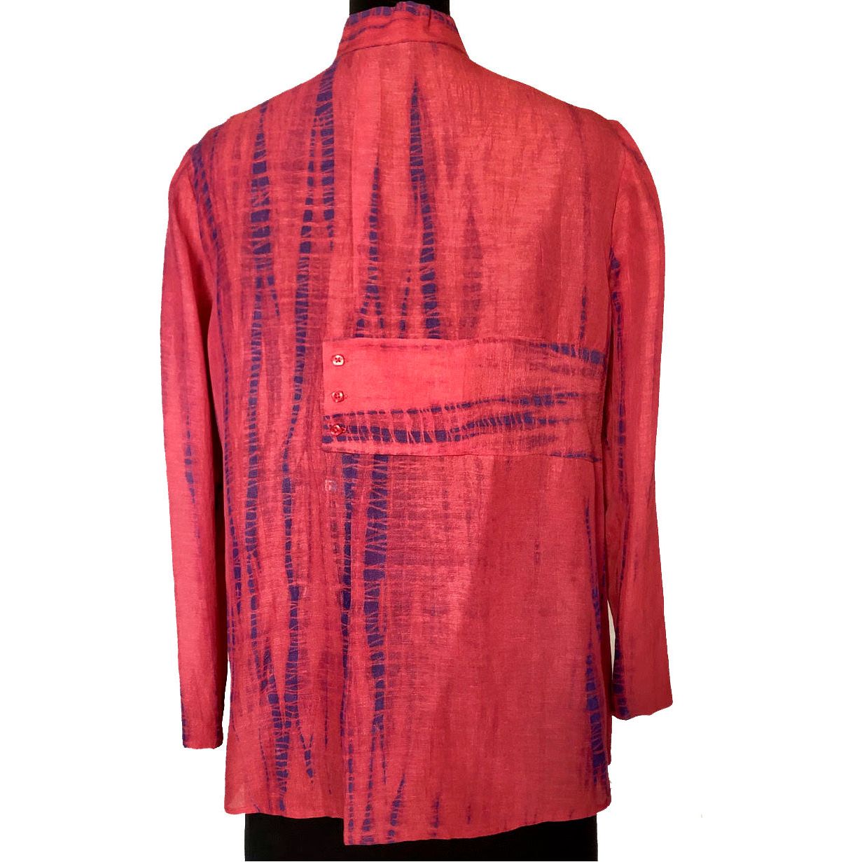 Doshi Shirt, Sideways, Red/Plum, S