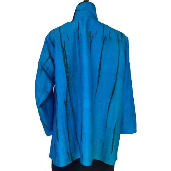Doshi Shirt, Breath of Miyake, Caribbean Blue, M/L
