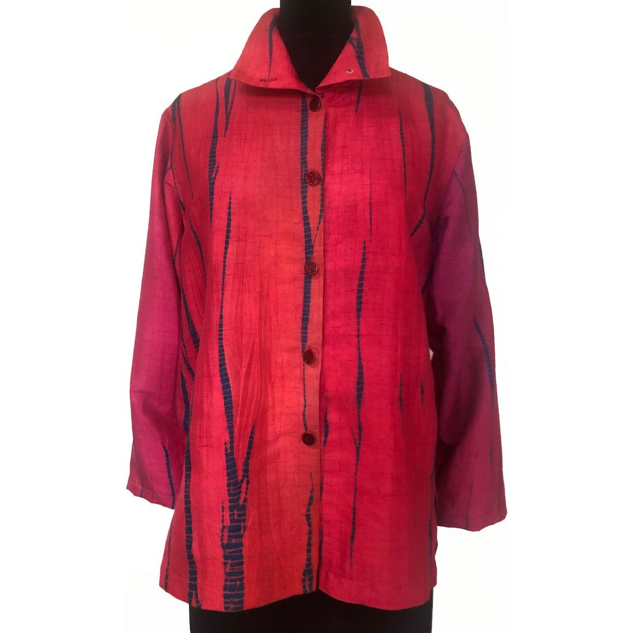 Doshi Shirt, Breath of Miyake, Hibiscus, M