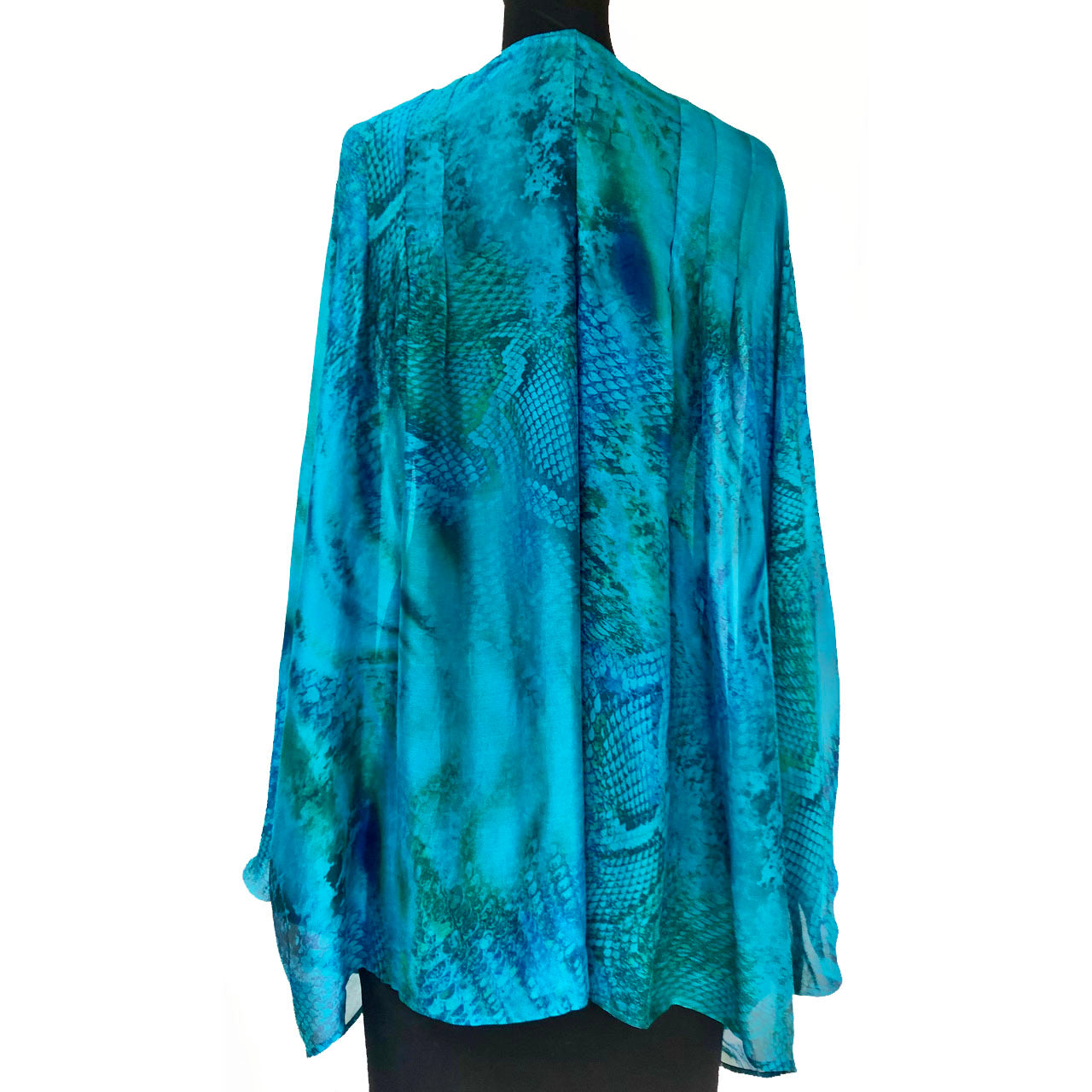 Doshi Jacket, Butterfly Flights of Fancy, Regal Blue, OS