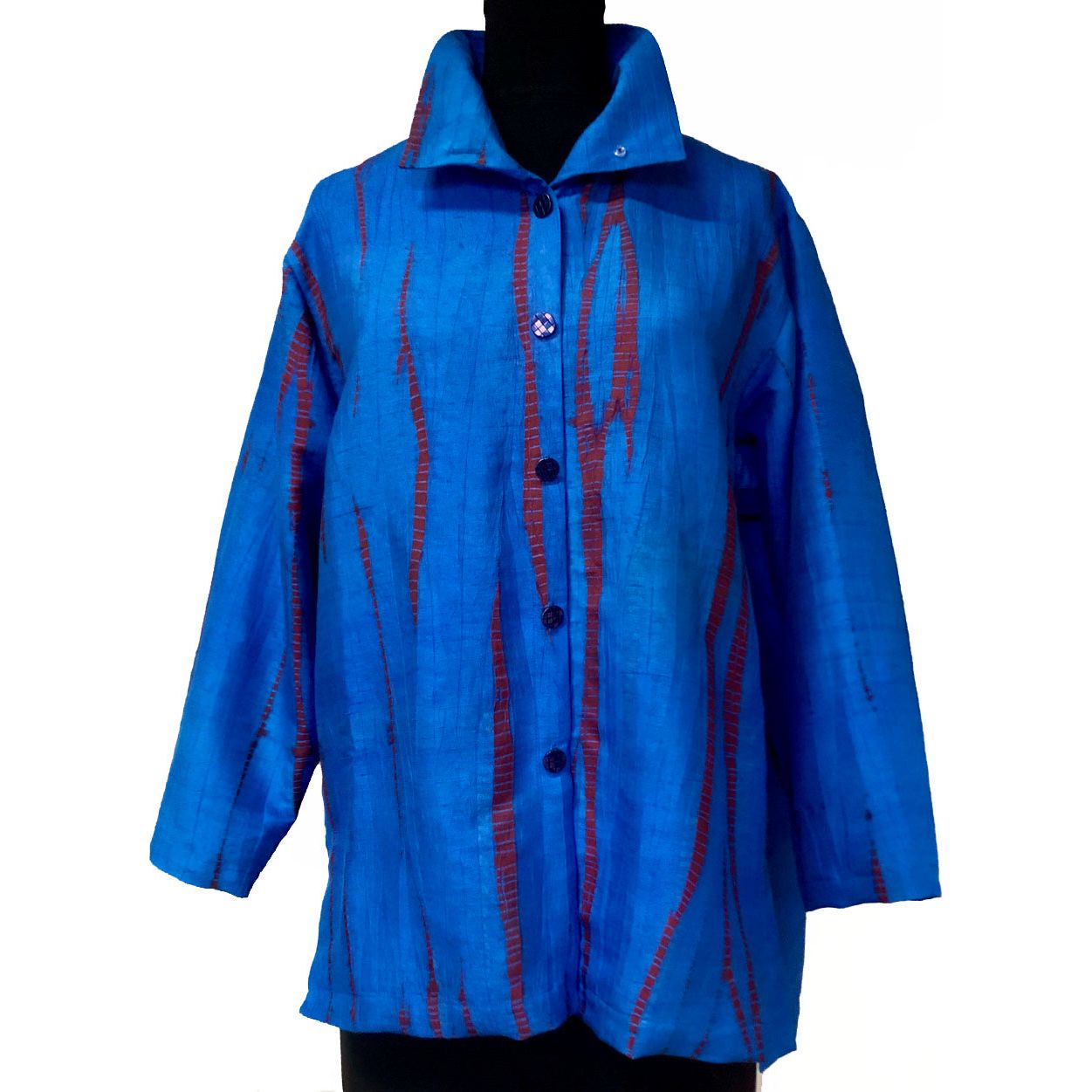 Doshi Shirt, Breath of Miyake, Periwinkle, L/XL