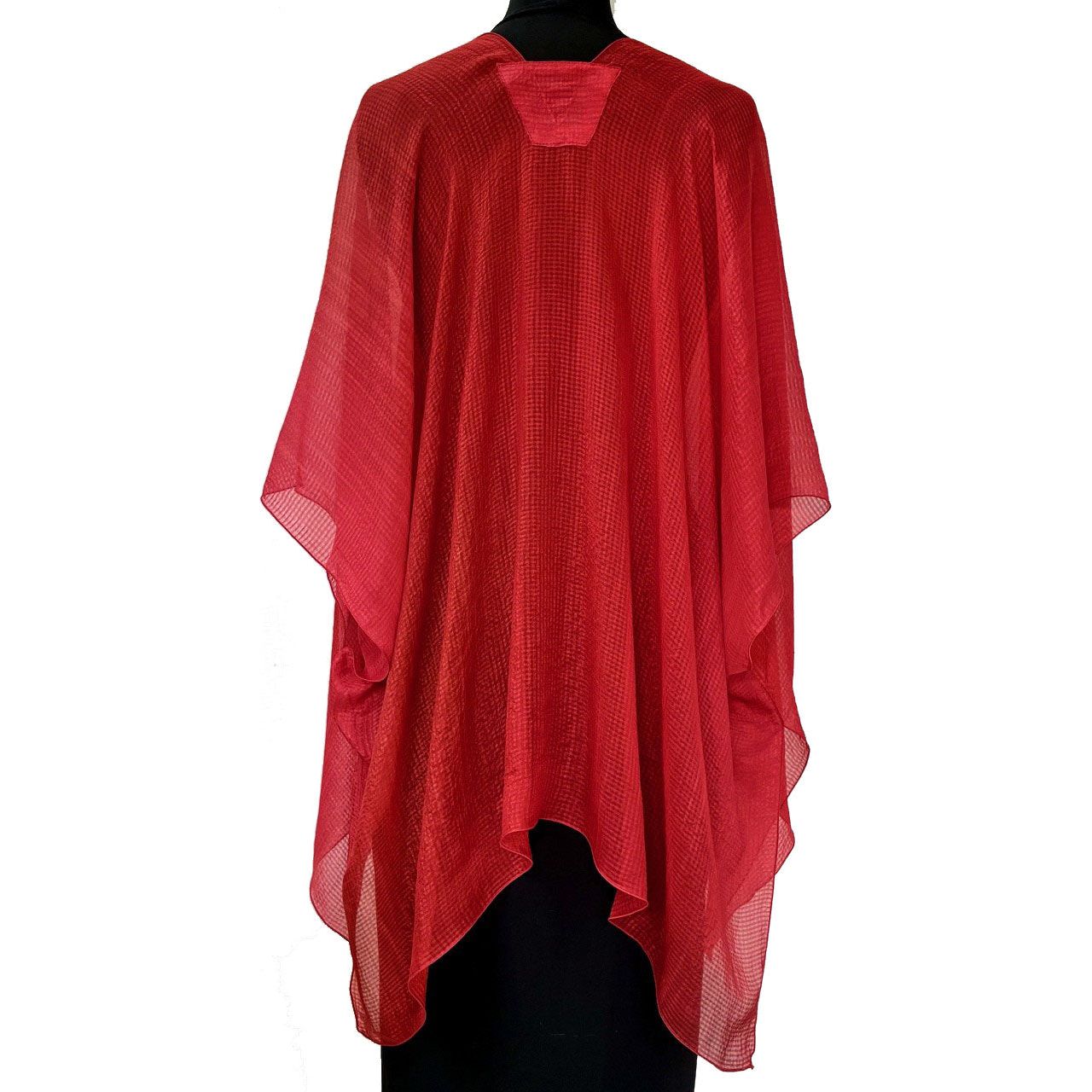 Doshi Wrap, Sheer Delight, Bright Red, OS