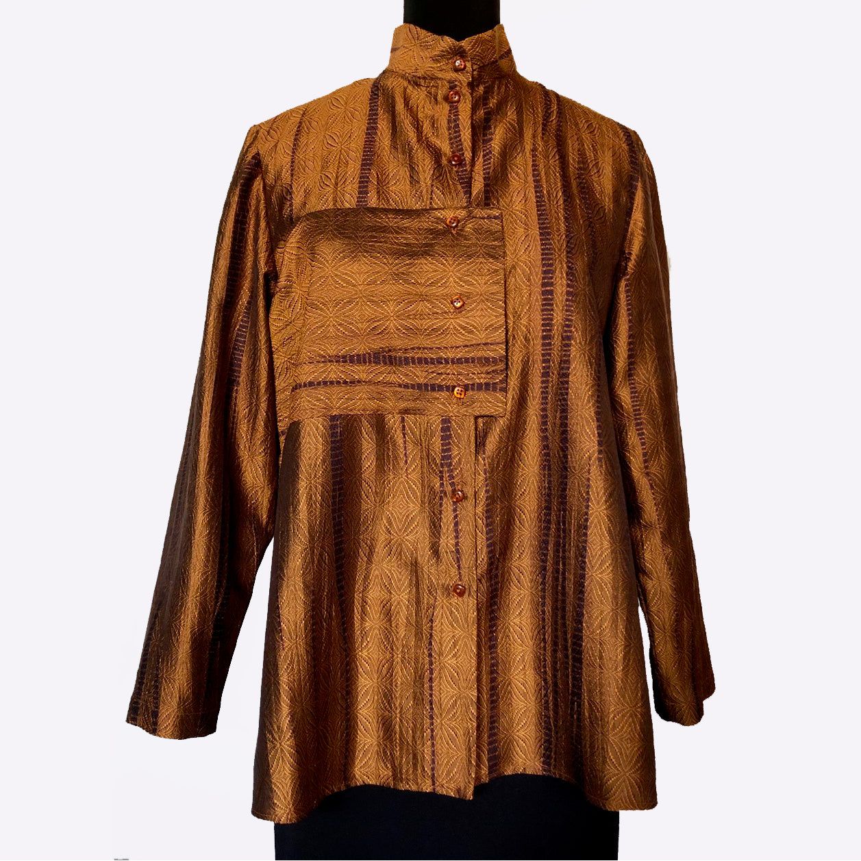 Doshi Shirt, Sideways, Gold, M