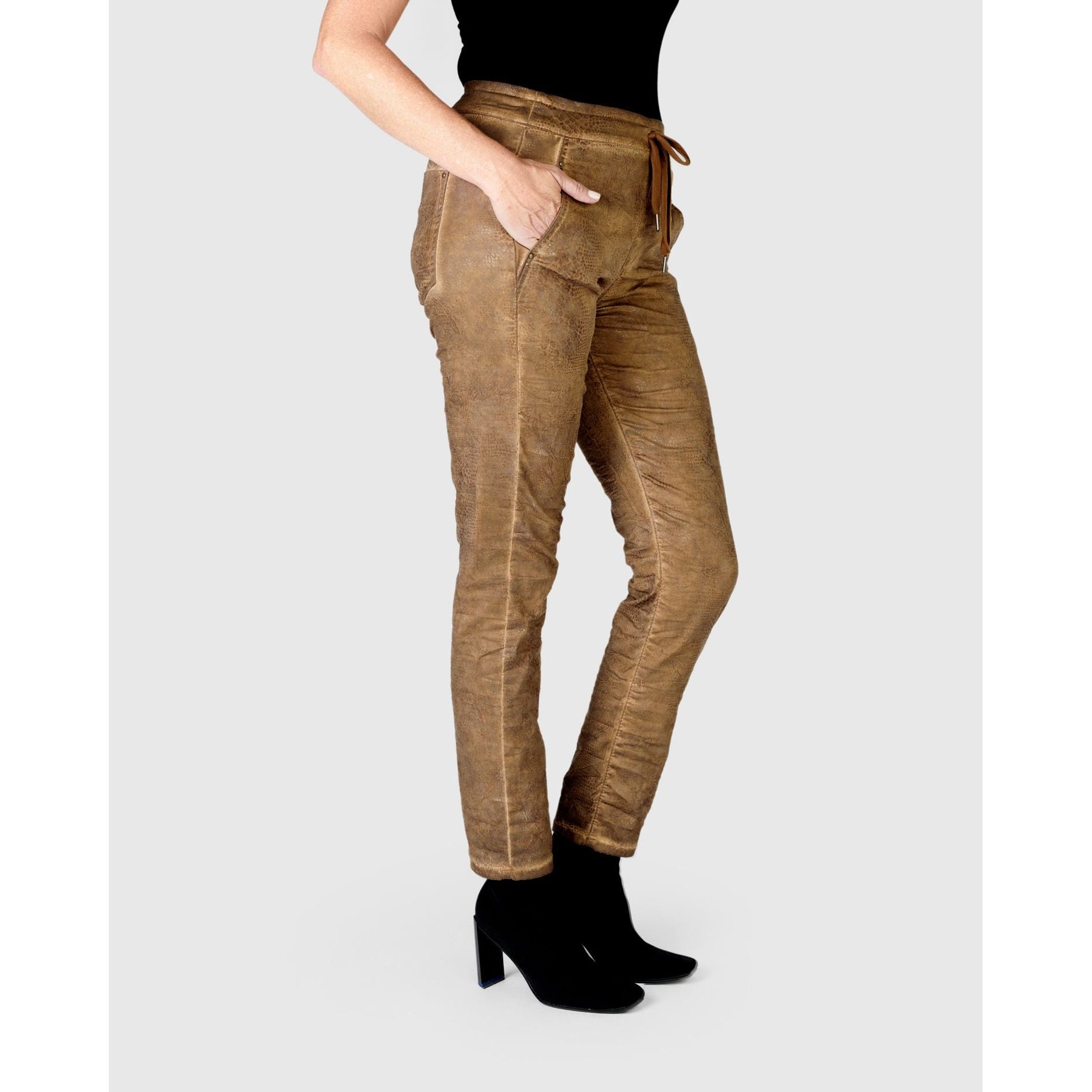 Alembika Pant, Crocodile Iconic Stretch, Sienna M & XXL
