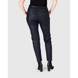 Alembika Pant, Snake Iconic Stretch, Metallic Navy M & XL