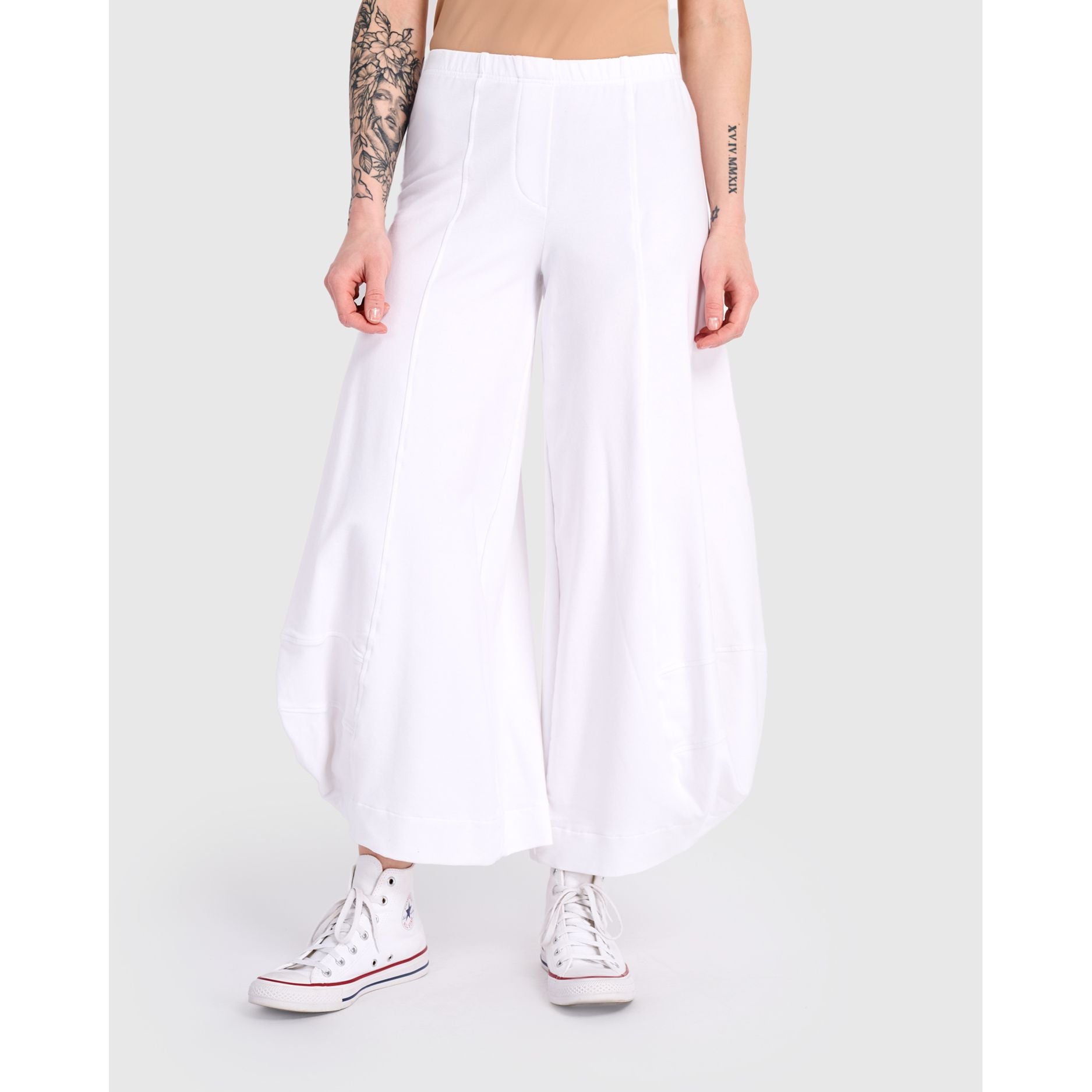 Alembika Pant, Stretch, Punto, White XS, S, M, L & XL