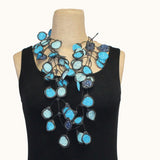 Annemieke Broenink Necklace, Batik, Turquoise