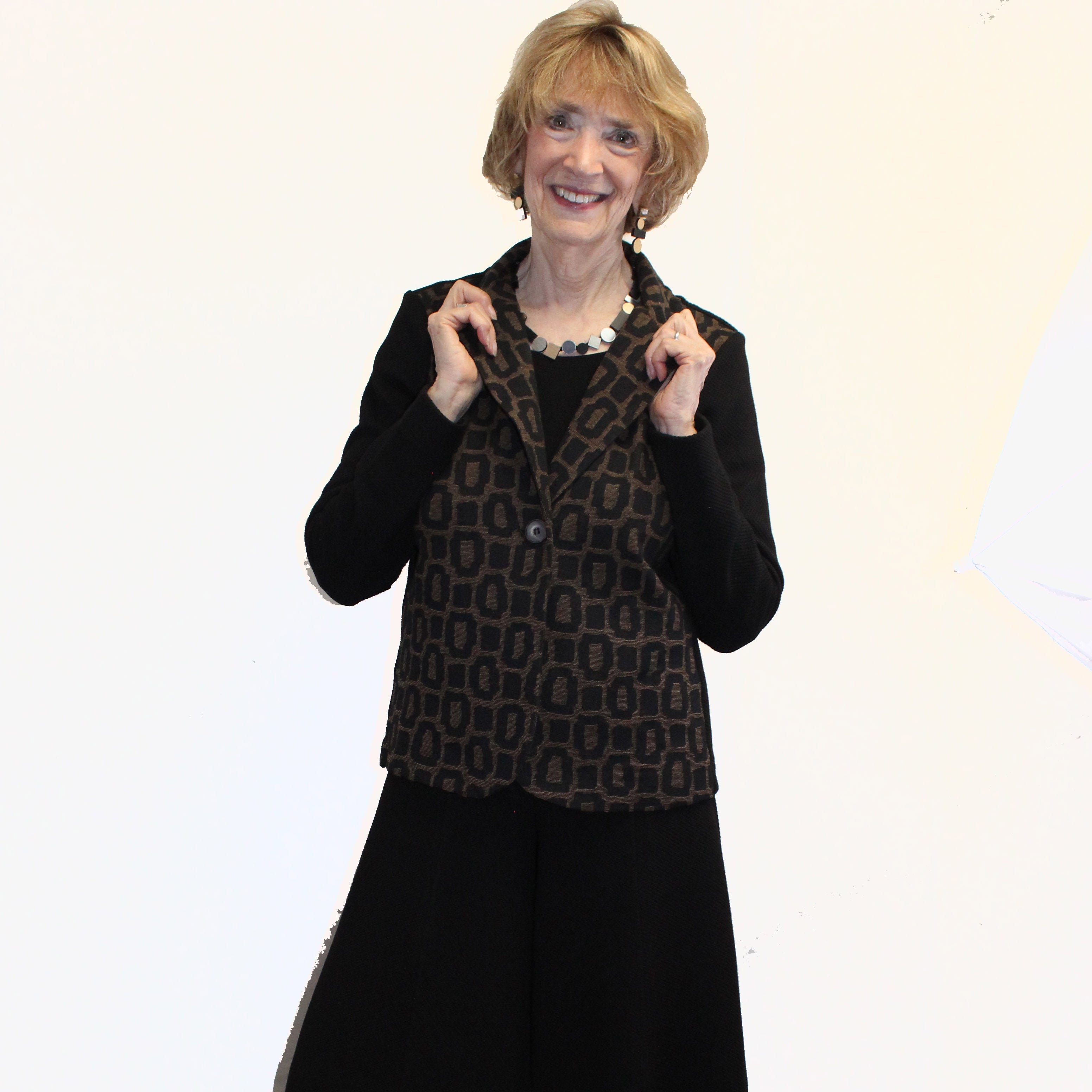 Alembika Jacket, Coffee/Black XS