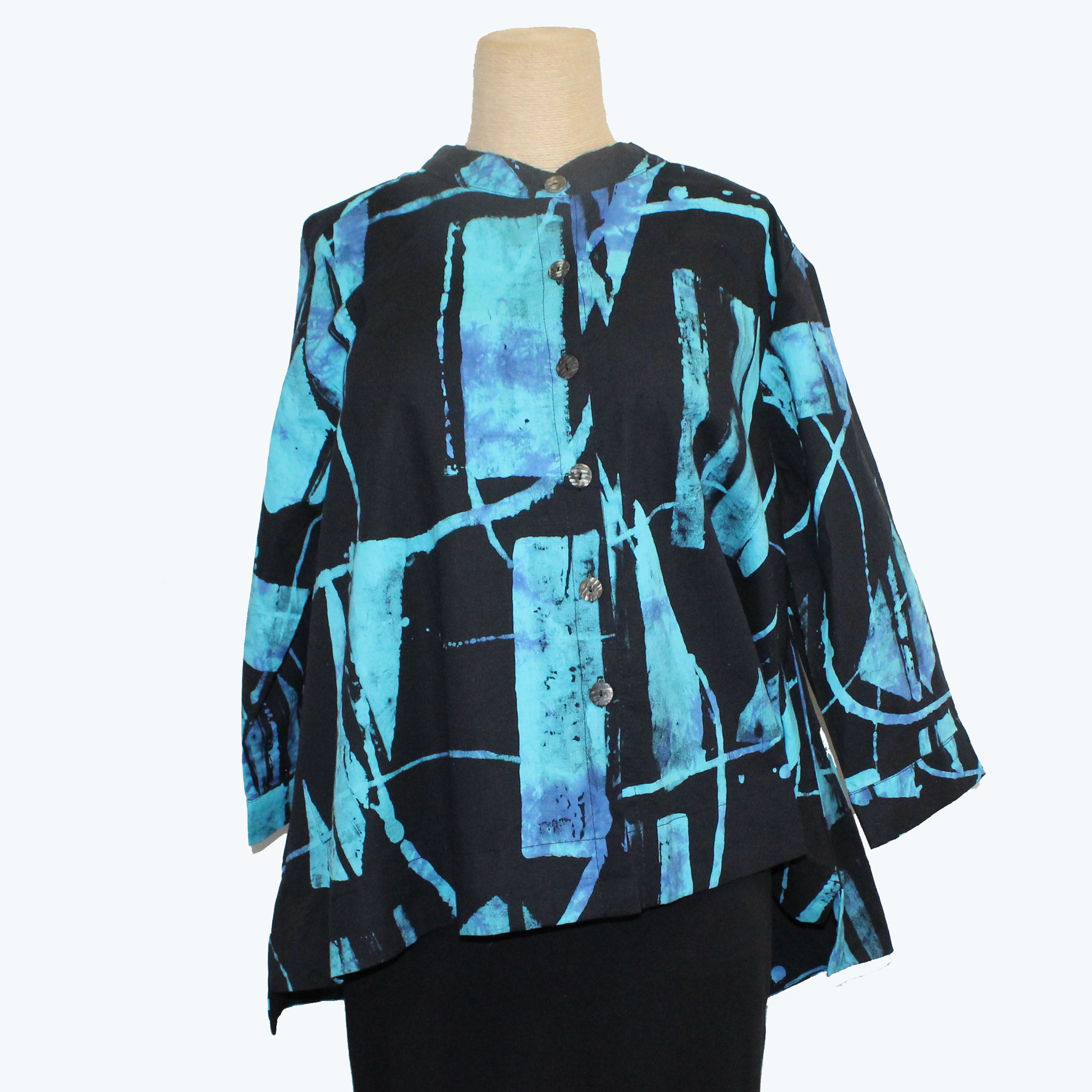 Adverb Shirt, After, Blue/Black M