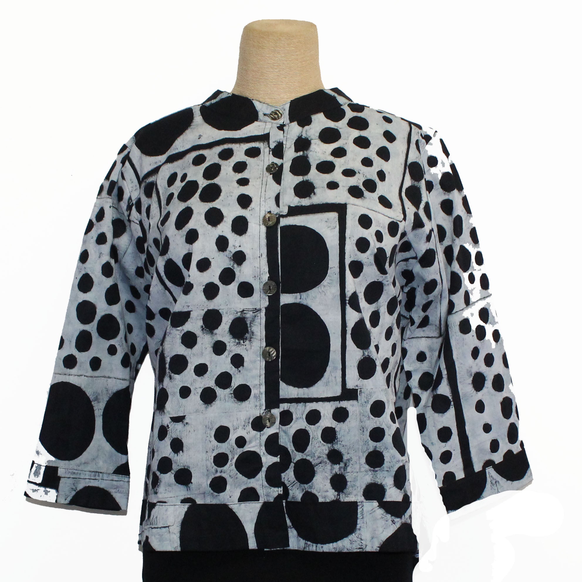 Adverb Shirt, After, Black & White S