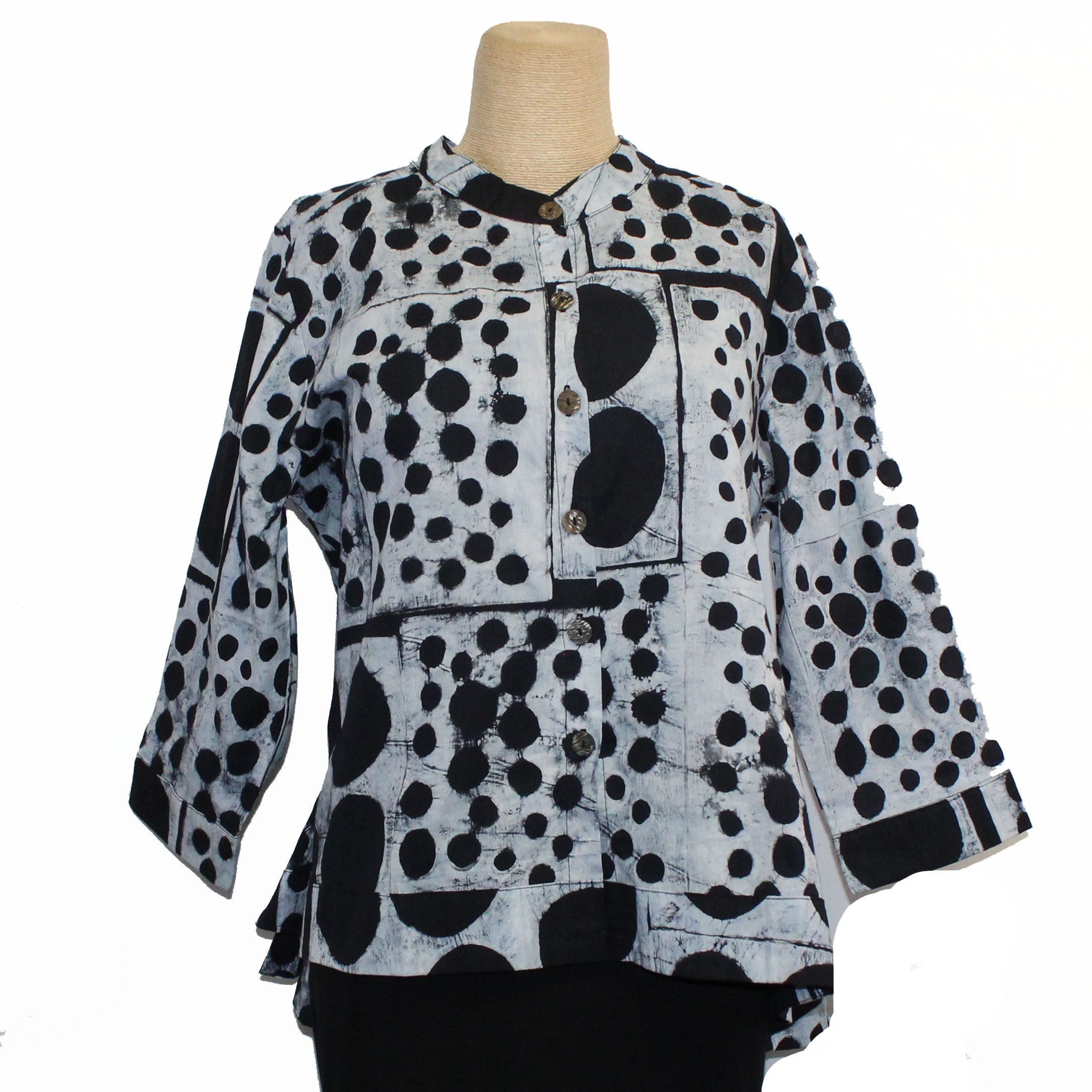 Adverb Shirt, After, Black & White M