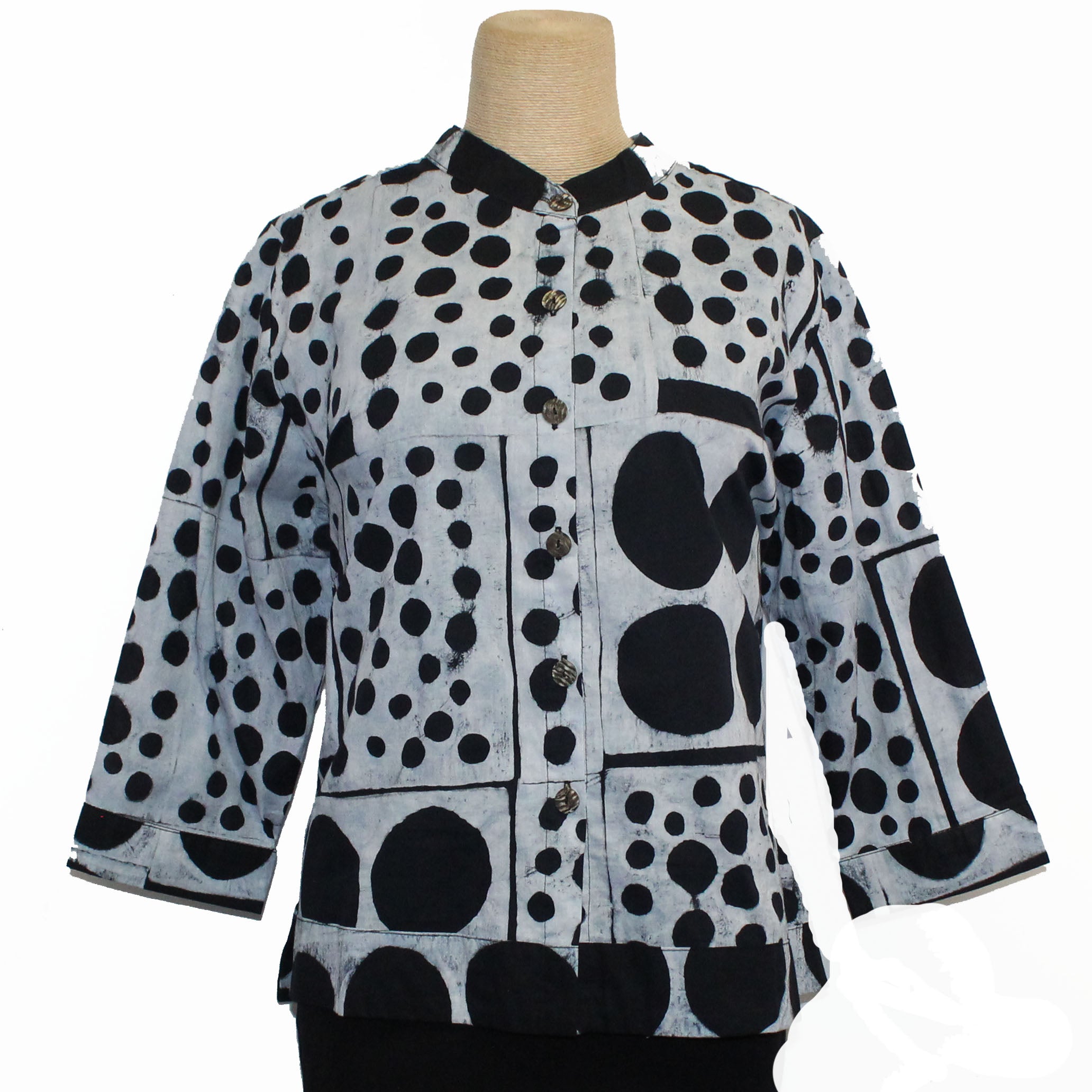 Adverb Shirt, After, Black & White L