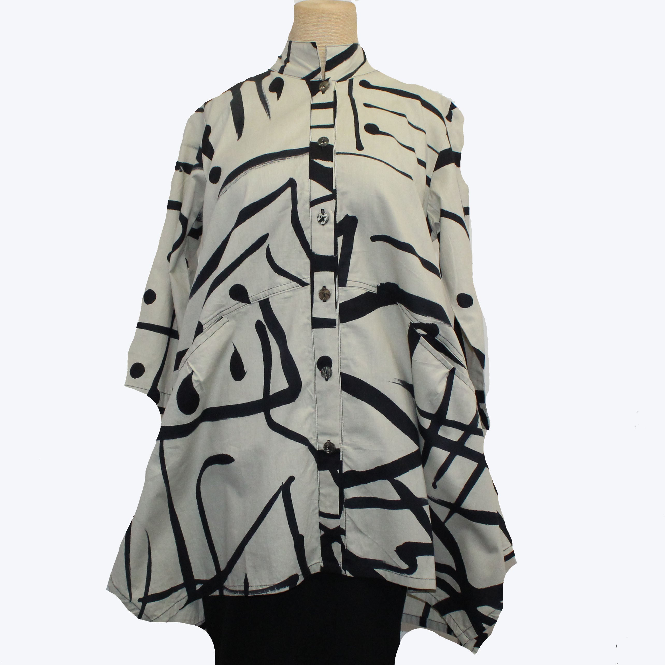 Adverb Shirt, Now, Birch/Black S