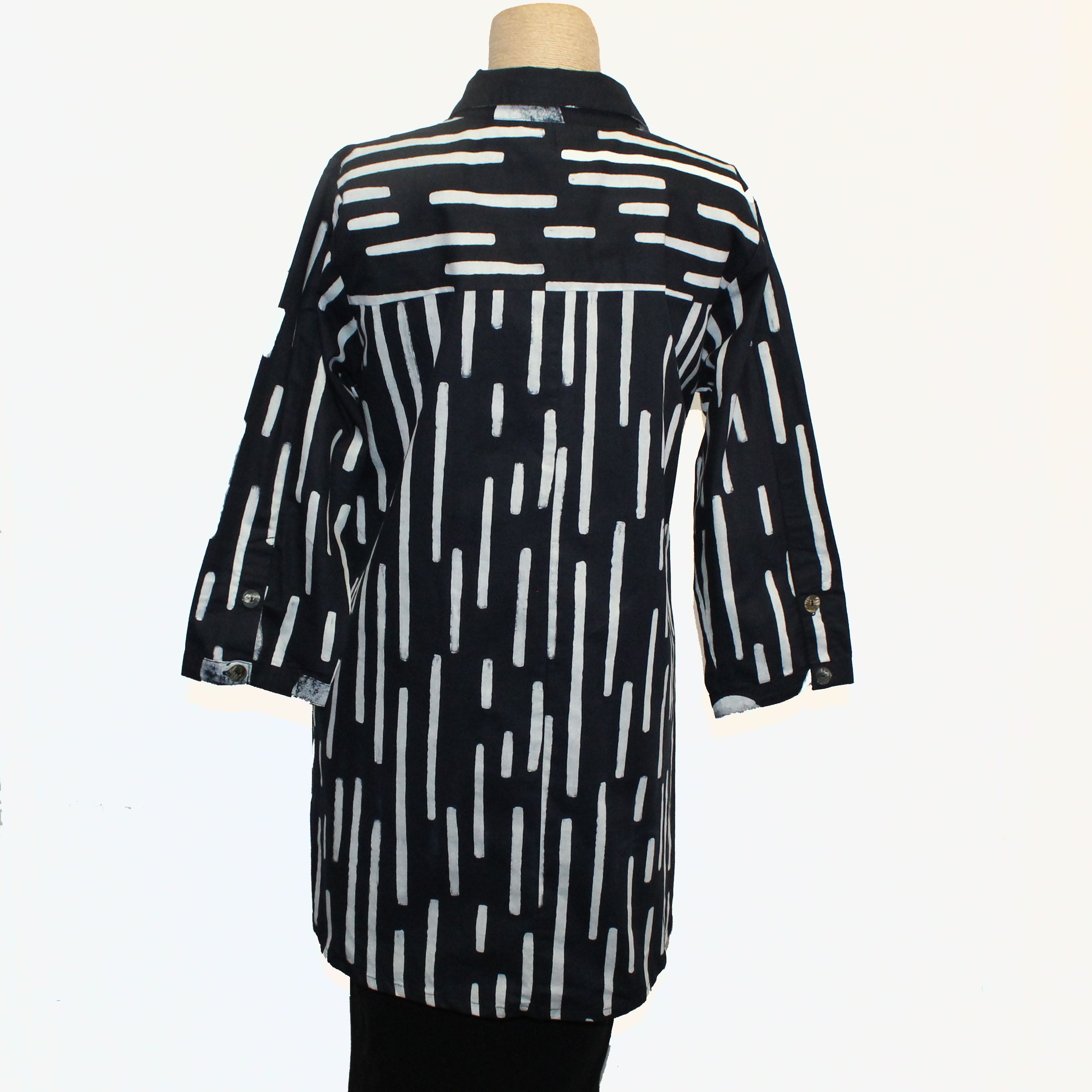 Adverb Shirt, Anywhere, Dash & Moon, Black/White S & M