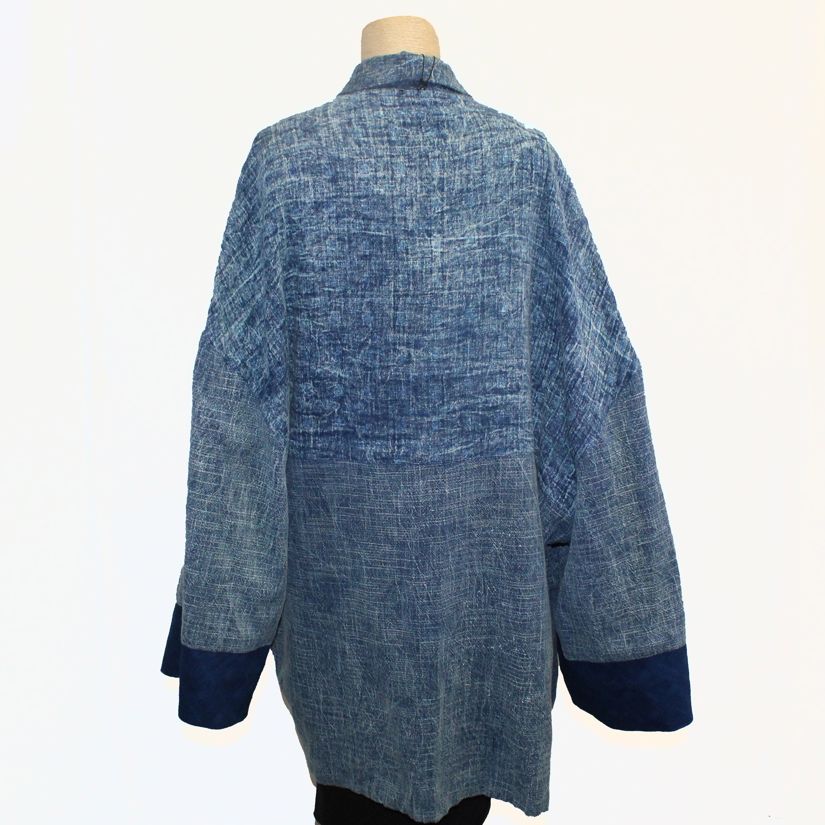 Bounkhong Signavong Reversible Jacket, Light/Dark Indigo, OS Fits M-XL