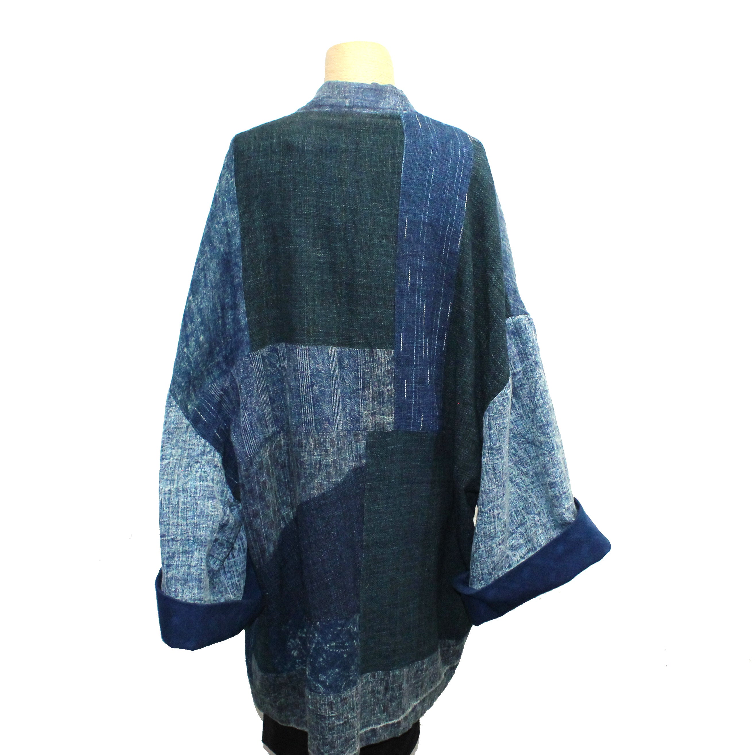 Bounkhong Signavong Reversible Jacket, Light/Dark Indigo, OS Fits M-XL
