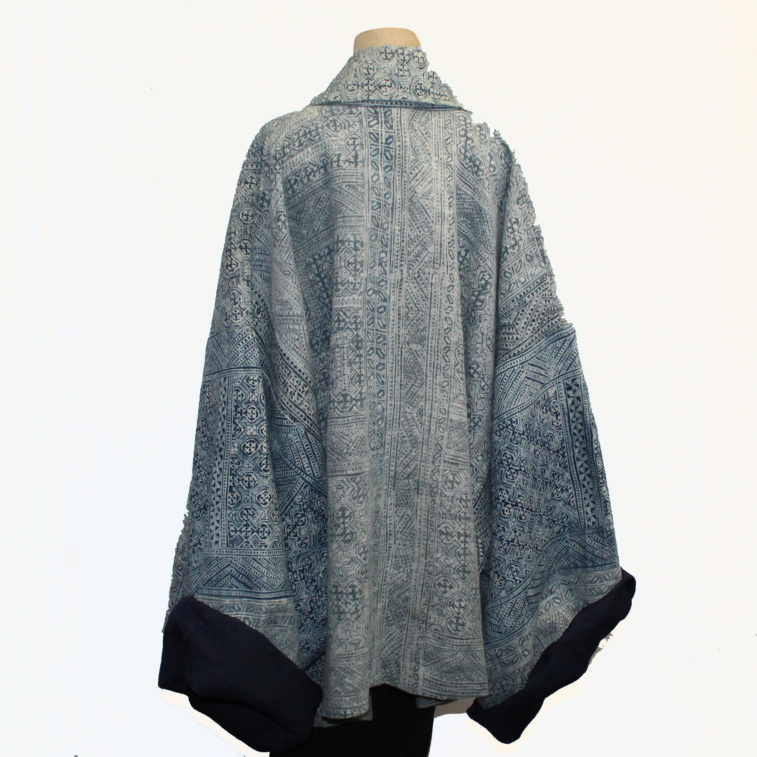 Bounkhong Signavong Jacket, Antique Stamped, Indigo, OS
