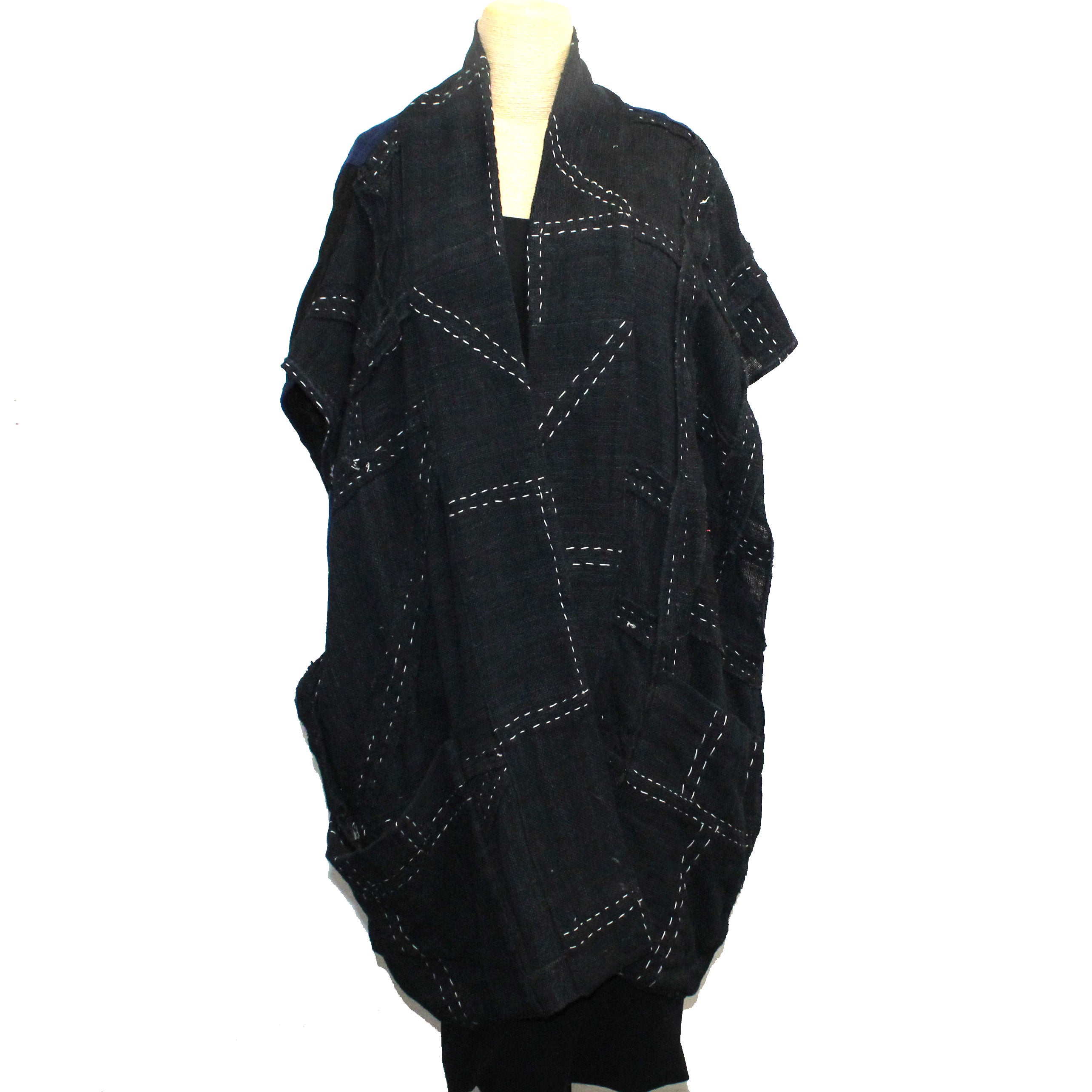 Bounkhong Signavong Vest, Black/Blue, OS Fits M-XL