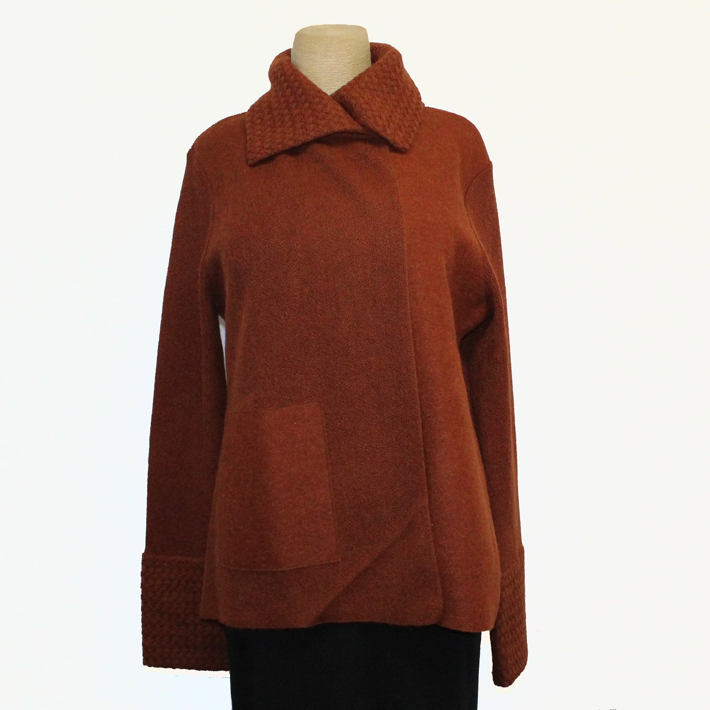 Beyond Threads Cardigan, Asymmetric, Cinnamon M