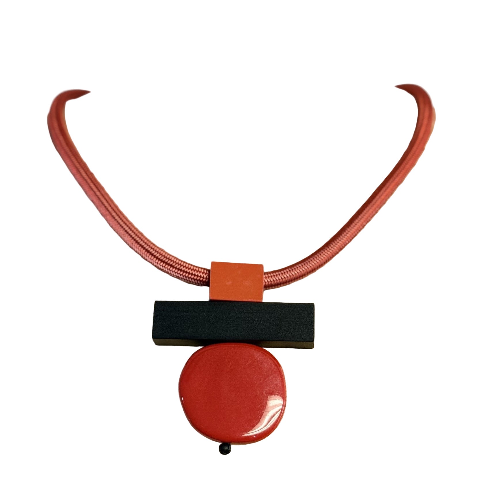 Christina Brampti Necklace, Pendant, Red/Black (Copy)