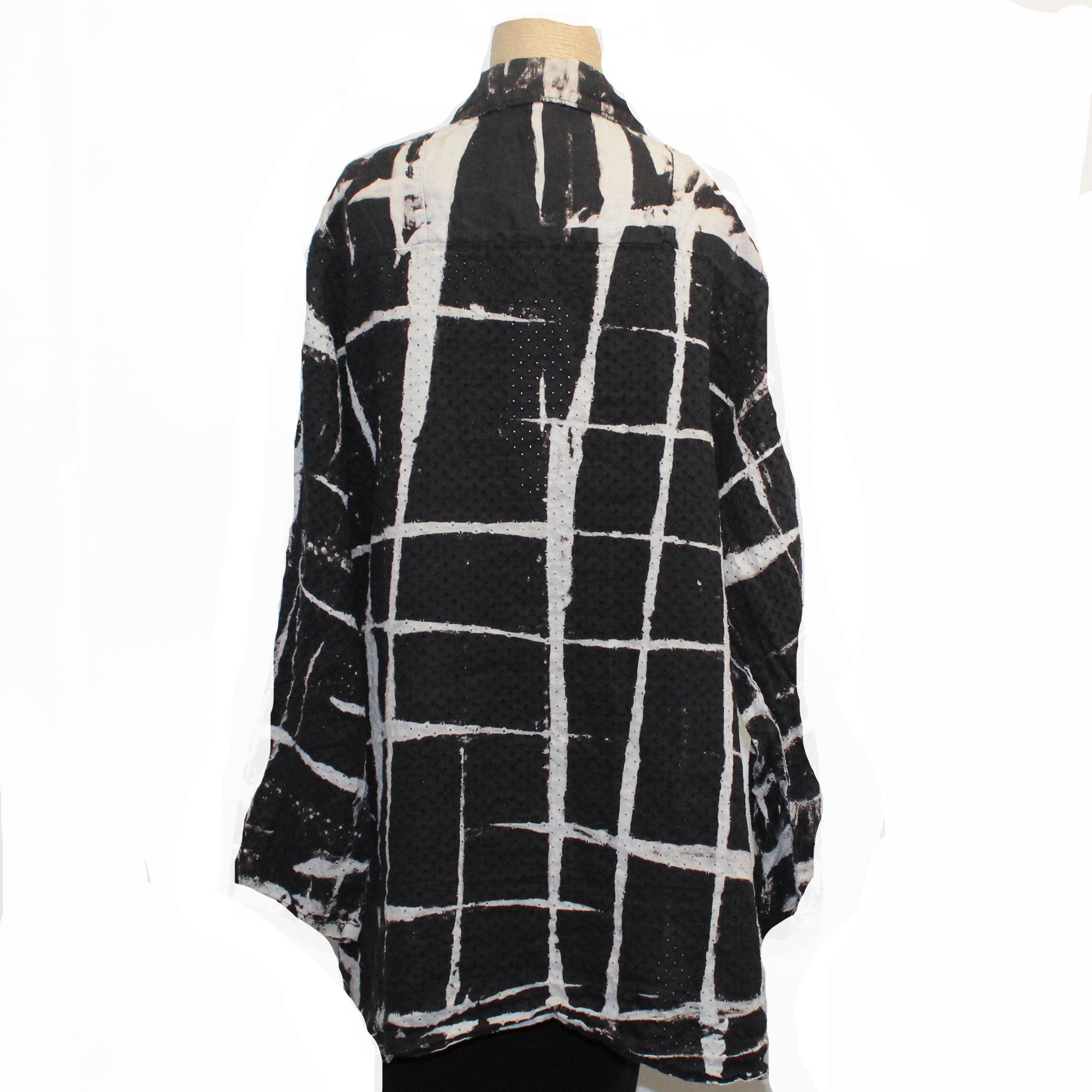 Cynthia Ashby Shirt, Black Graphic XS/S