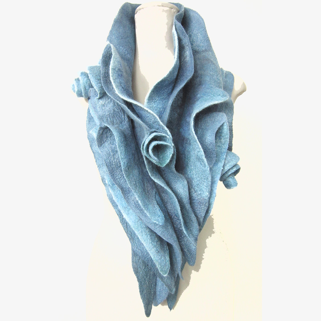 Dagmar Binder Collar, Blossom Lamella, Sea Blue