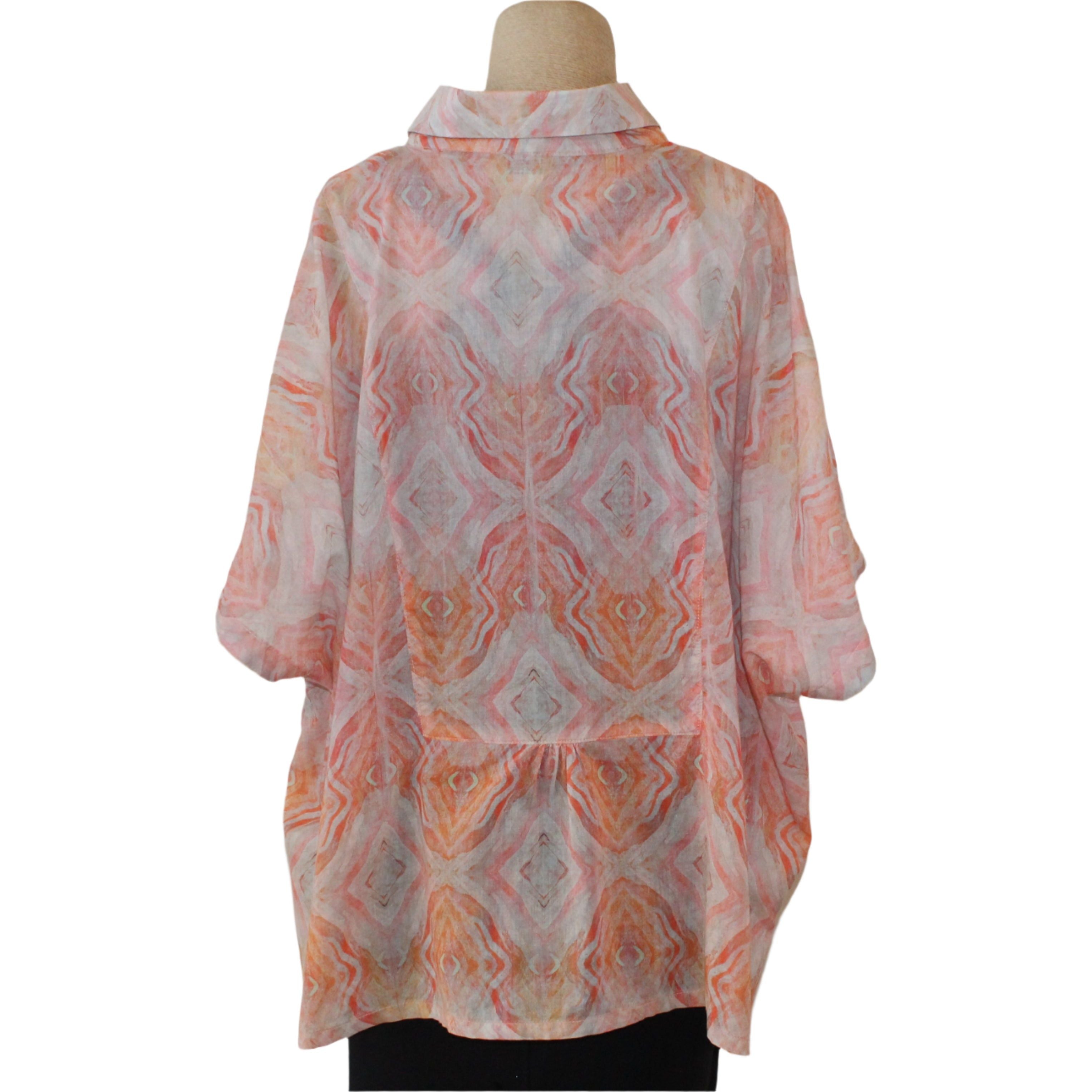 Dress To Kill Shirt, Orange/Sherbet, Fits M - XL