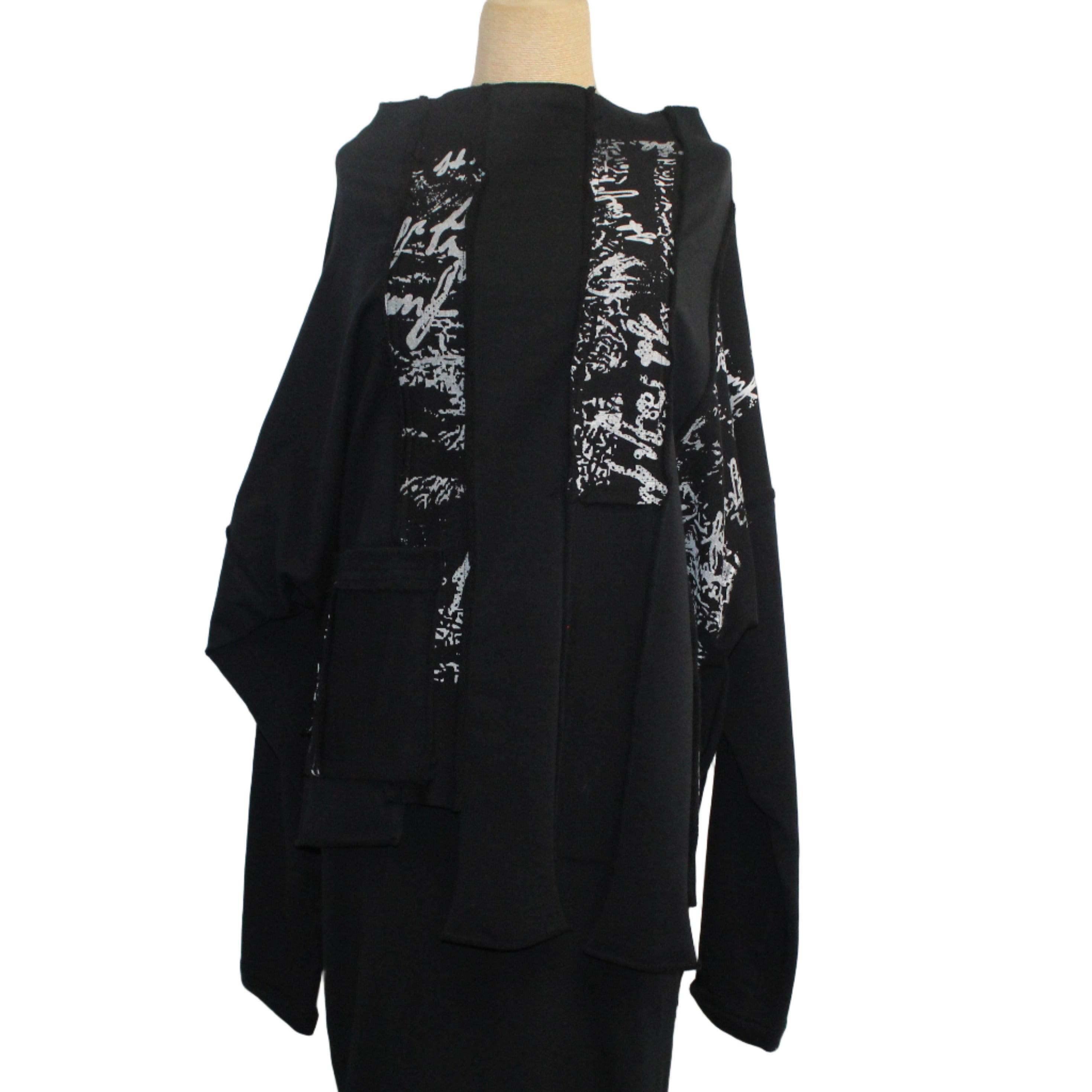 Mara Gibbucci Pullover, Black/White M, L & XL