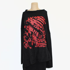 Mara Gibbucci Tunic, Black/Red L