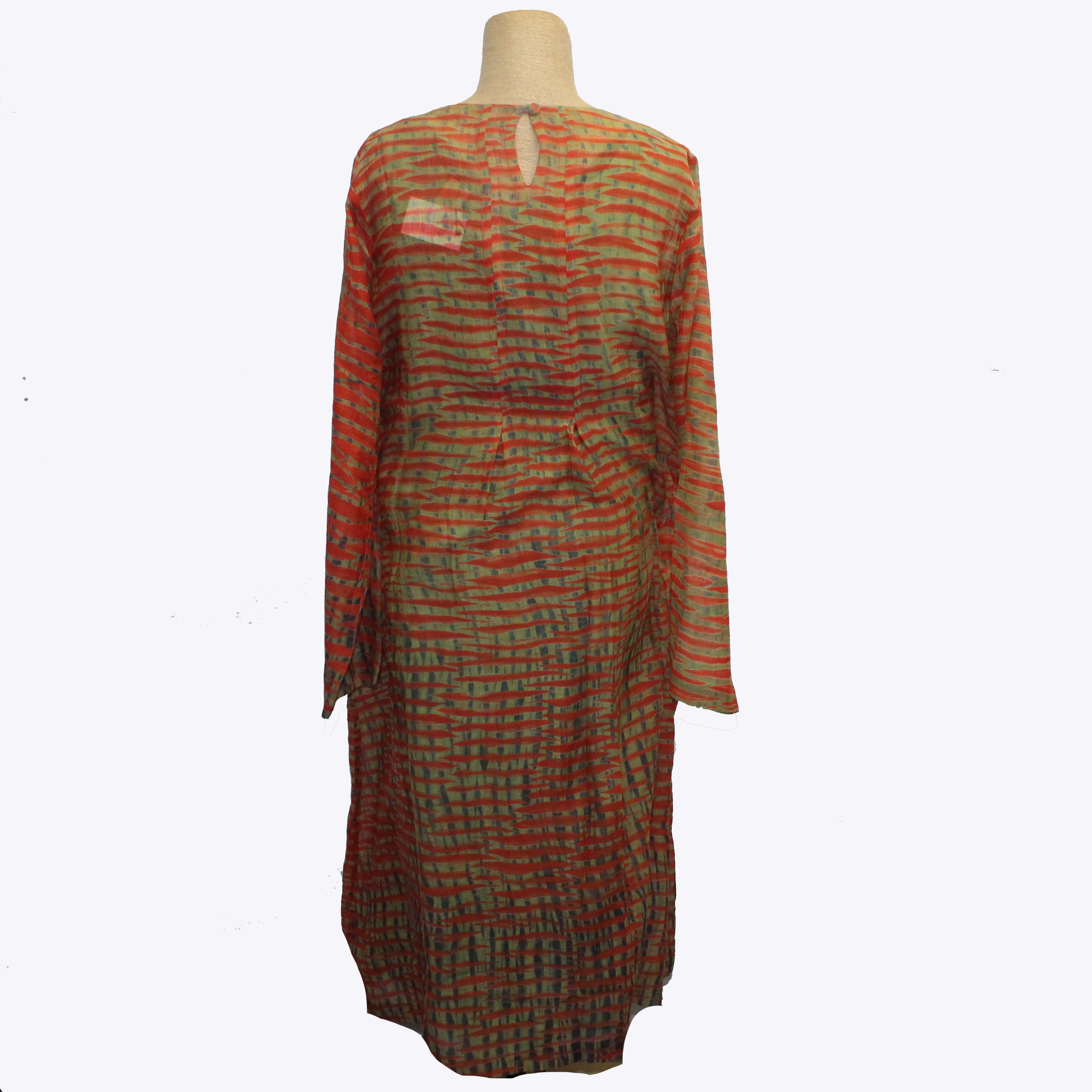 Neeru Kumar Dress, Green/Orange S & M