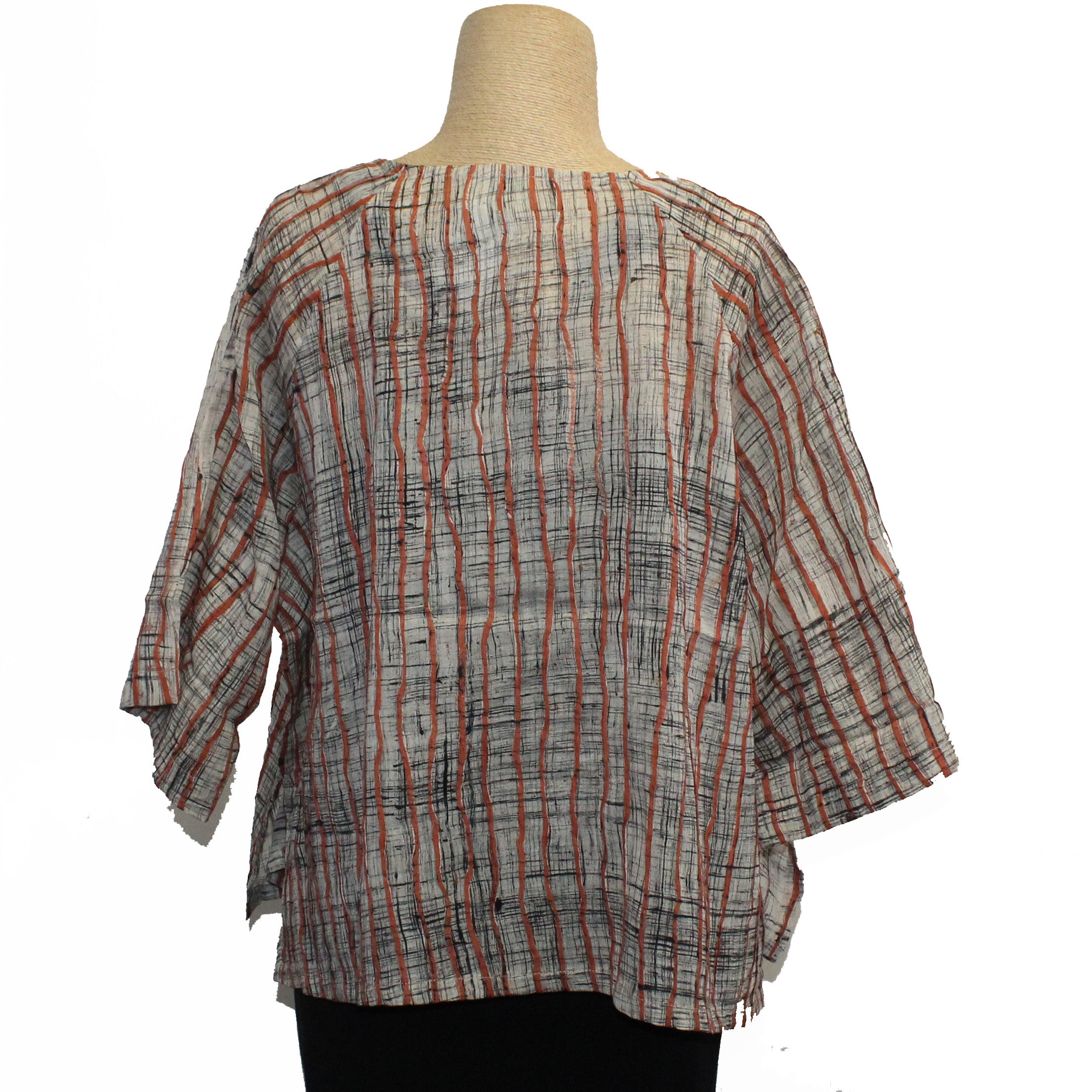Neeru Kumar Pullover, Beige/Orange/Black, L