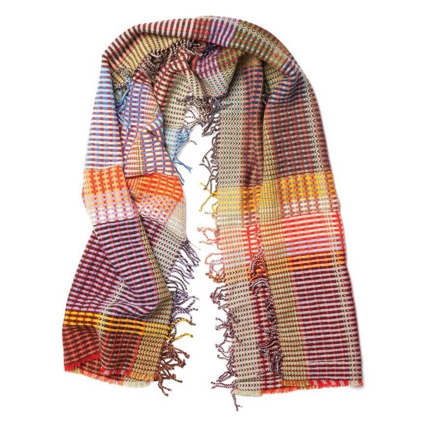Wallace Sewell Shawl, Lovelace, Red/Multi-Color
