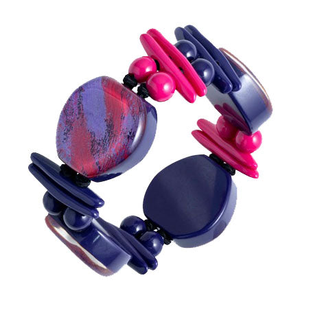 Zsiska Bracelet, Minerva, Purple/Pink