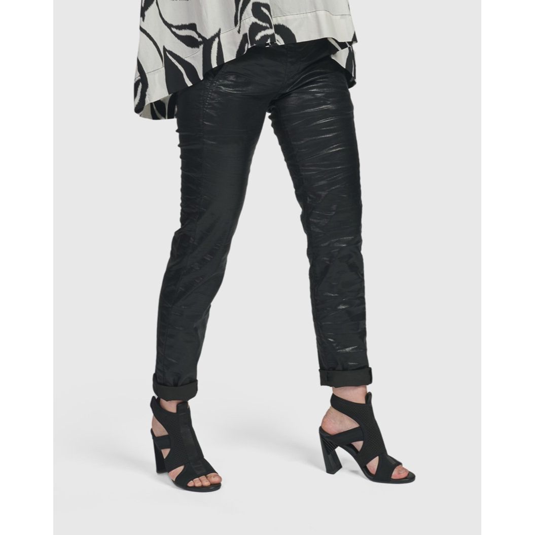Alembika Pant, Stretch, Black Metallic XS, S & M