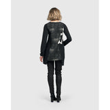 Alembika Tunic, Celsius, Fog, Black/White XS & S