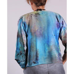 Tatiana Palnitska Top, V-Neck, Riverbead Pebbles XS/S