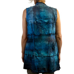 Tatiana Palnitska Vest, Blue, XS
