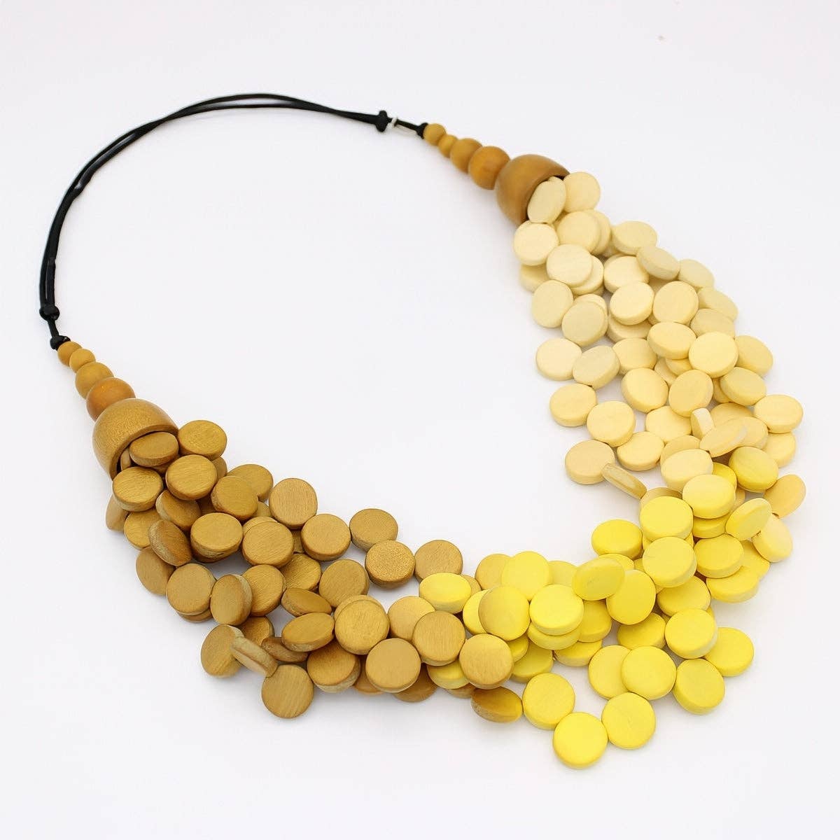 Sylca Designs Necklace, Gillian, Ombre Yellow