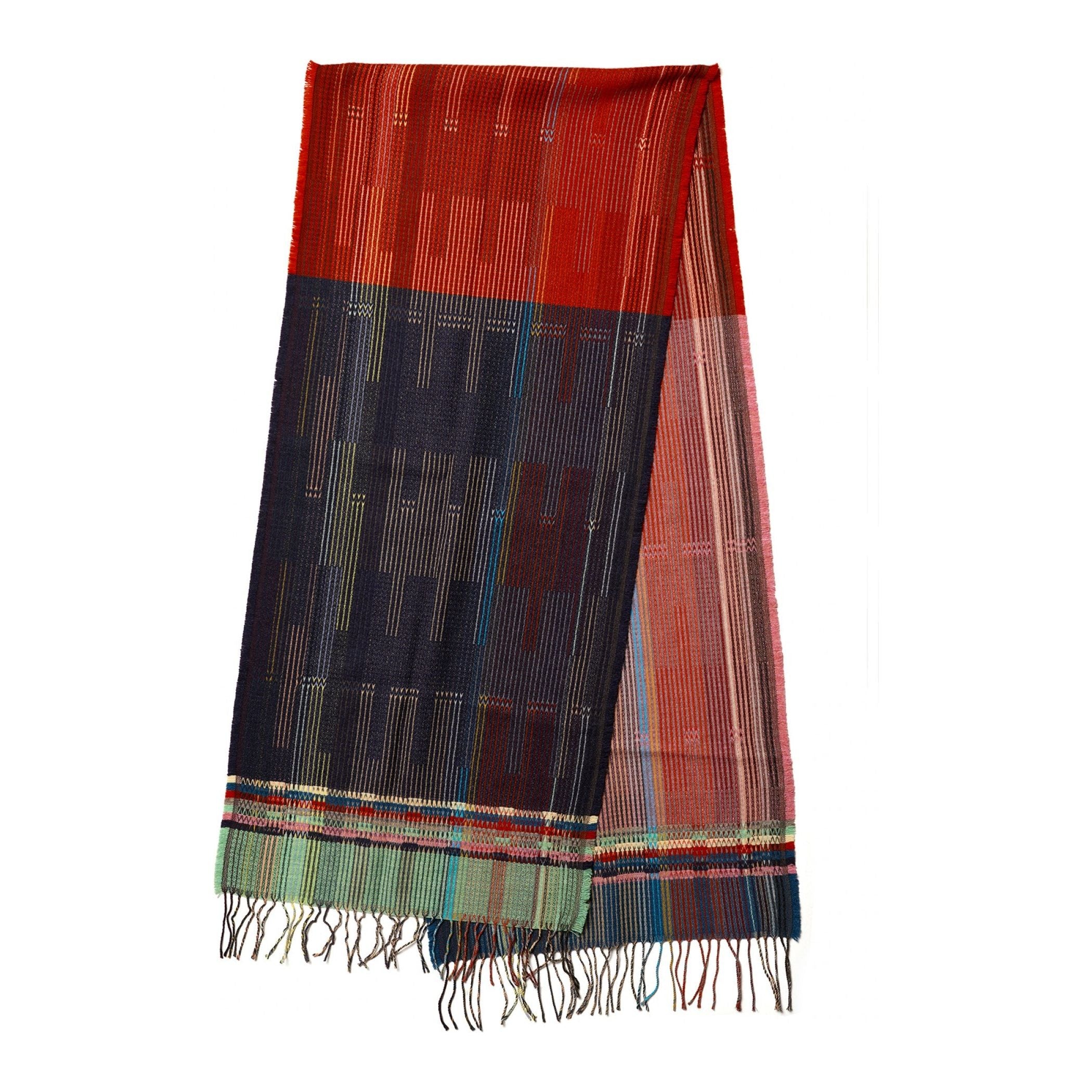 Wallace Sewell Scarf, Pymoor, Cinnabar