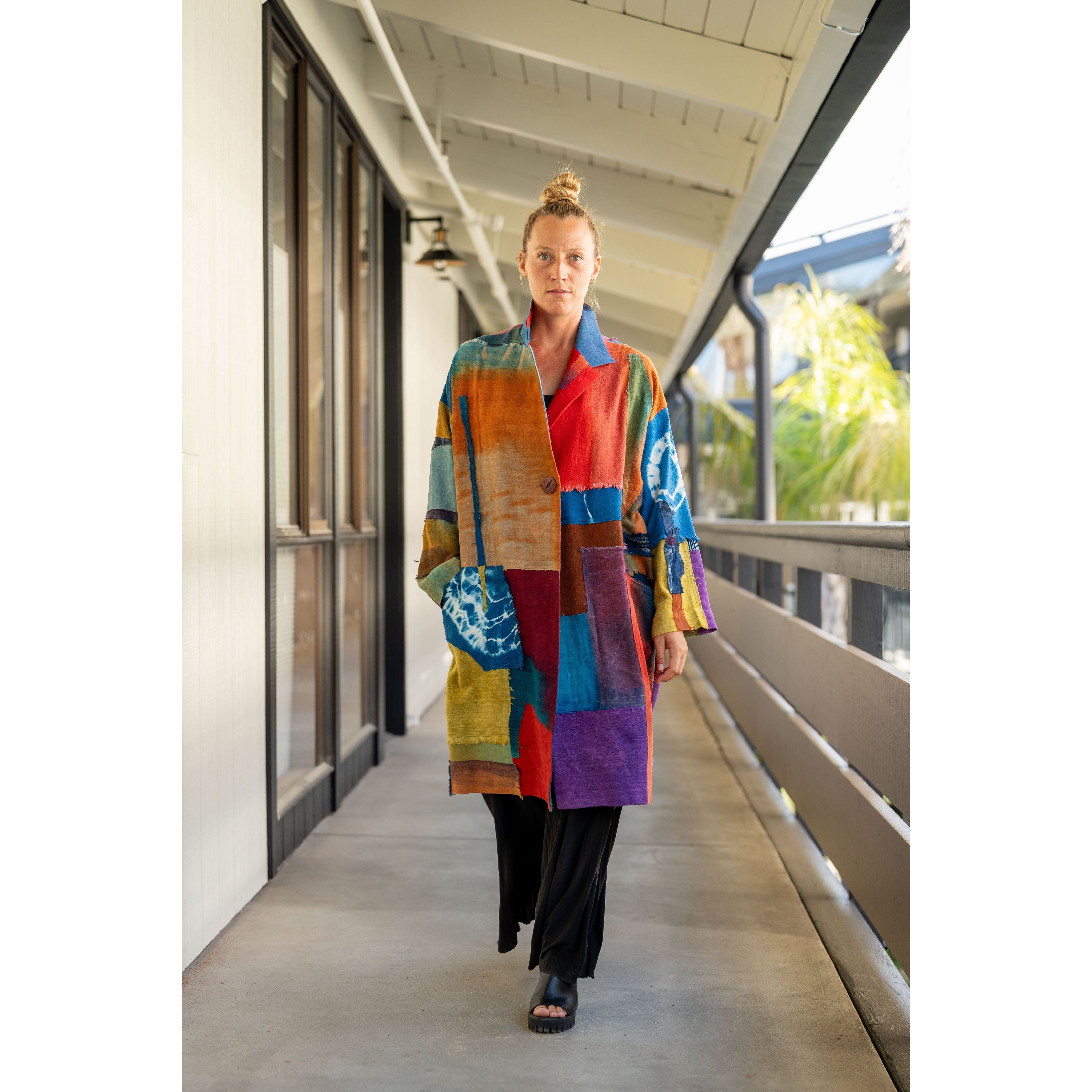 Holly Badgley Coat, Taya Dervish Patch, Multi-Silks, L/XL