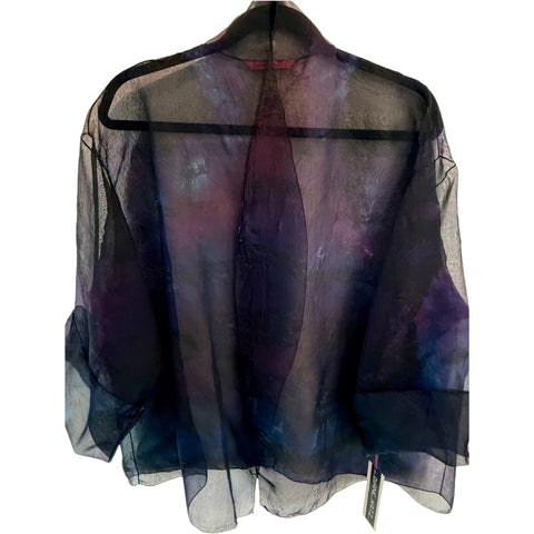 Diane Katz Designs Jacket, Organza, Deep Purples, L
