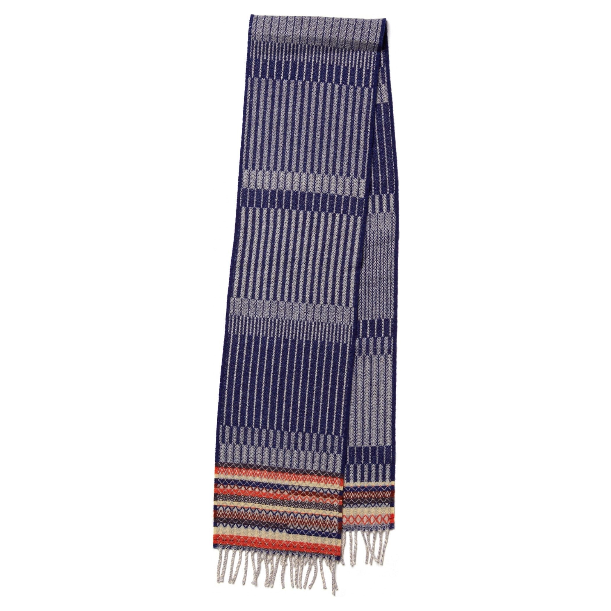 Wallace Sewell Scarf, Bothy, Sapphire