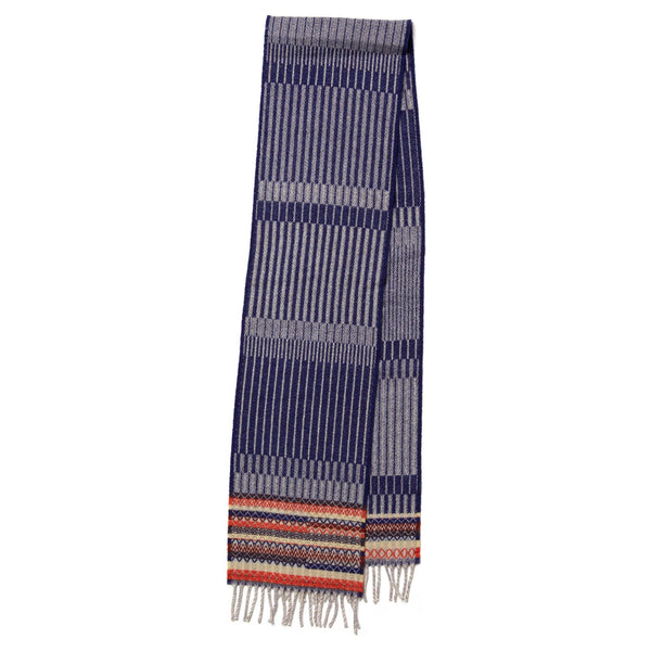 Wallace Sewell Scarf, Bothy, Sapphire