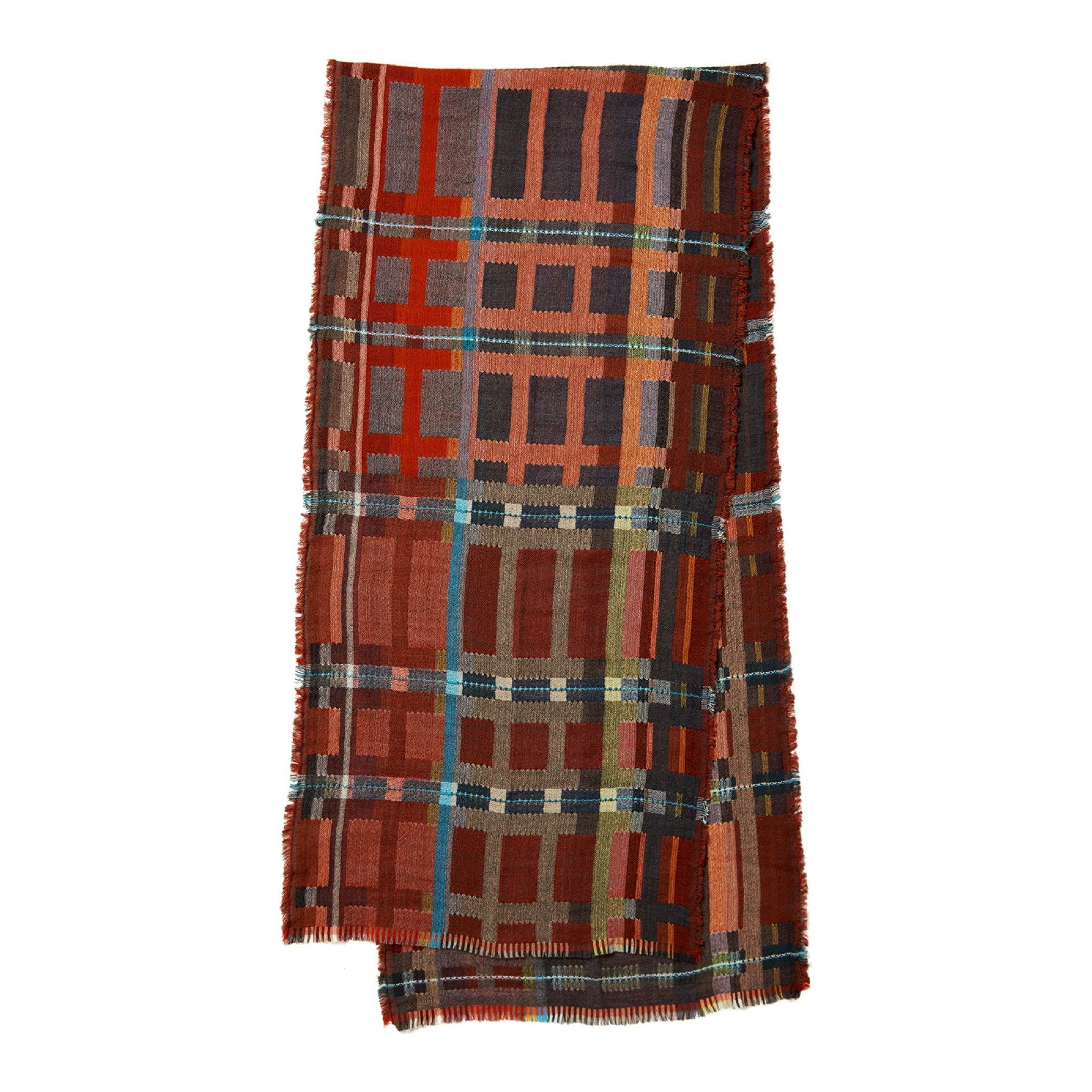 Wallace Sewell Scarf, Sedge, Scorch