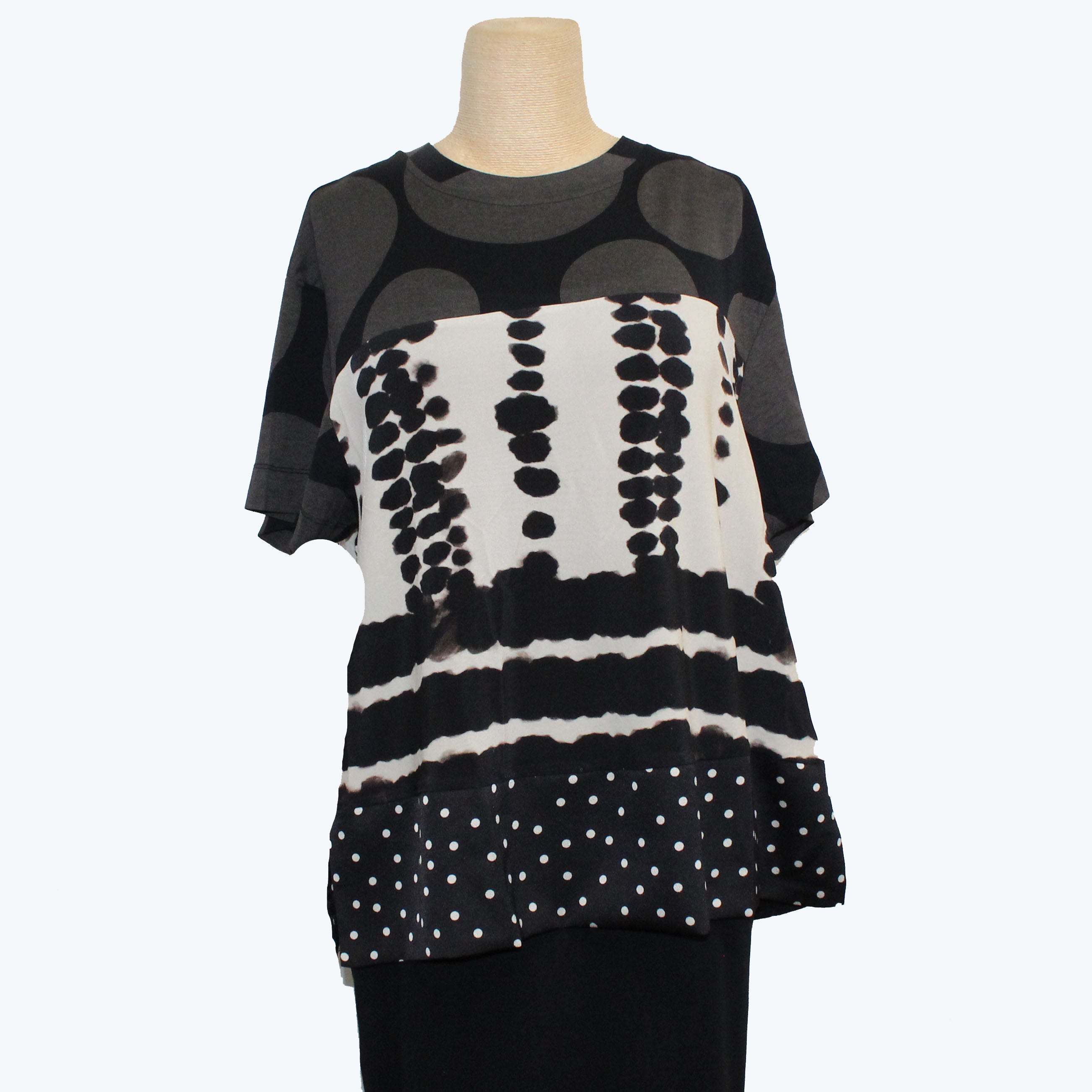 Alembika Top, Savanna, Black/Cream/Grey S & M
