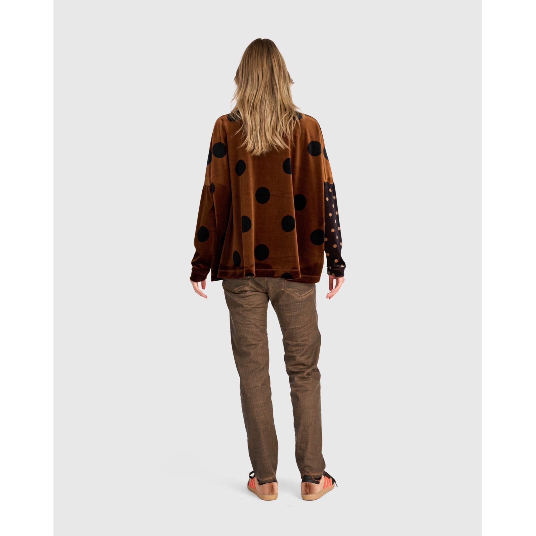 Alembika Pant, Iconic Jeans, Stripes, Brown/Black XS, L, XL & XXL